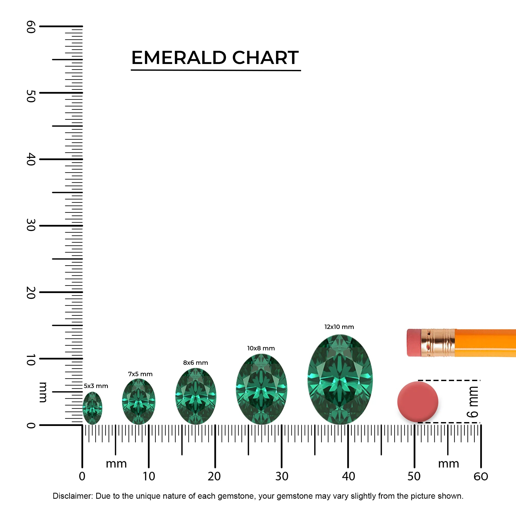 lab grown emerald oval half eternity solitaire engagement rings in rose gold