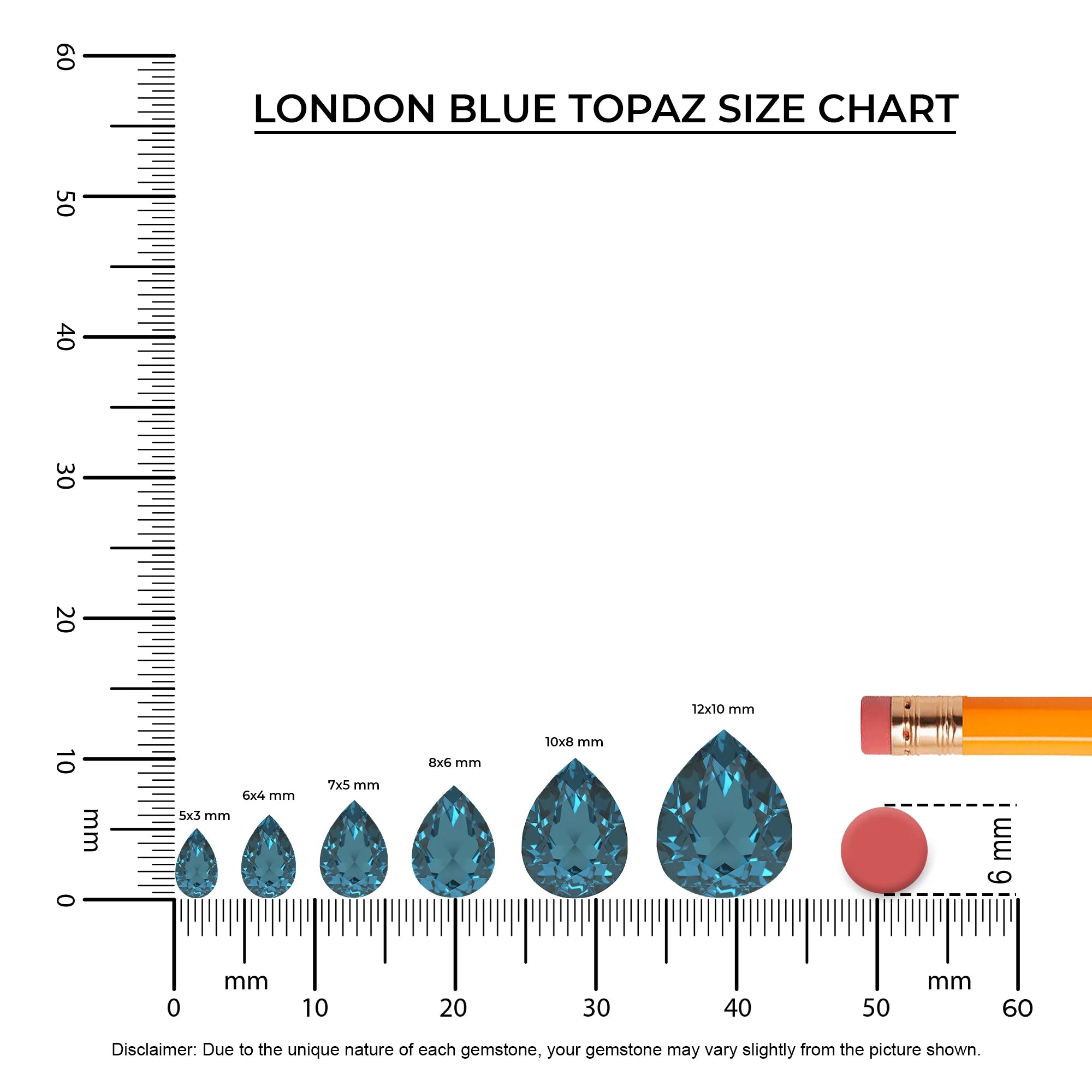 natural london-blue-topaz pear solitaire necklaces in sterling silver