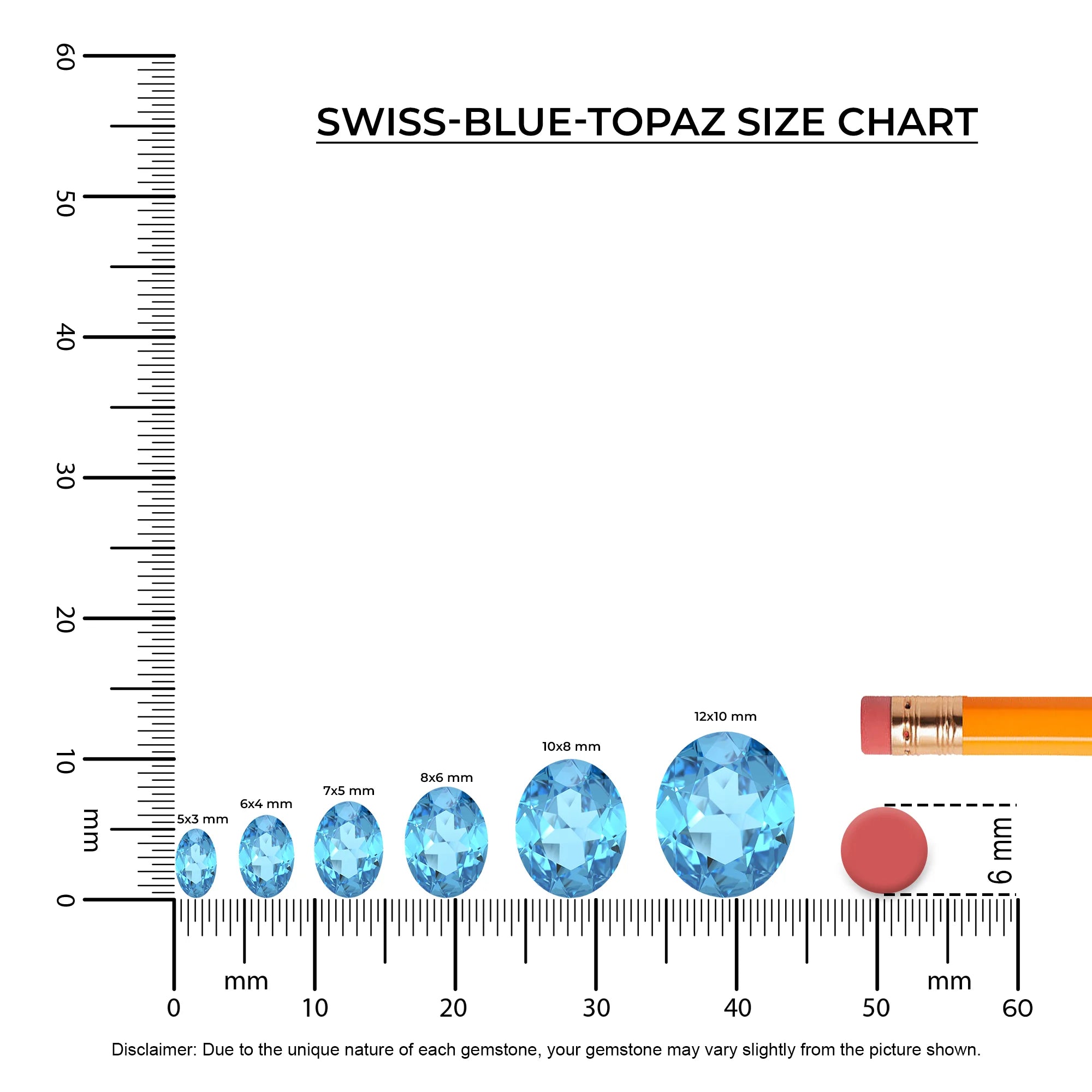 natural swiss blue topaz oval stud earrings in platinum