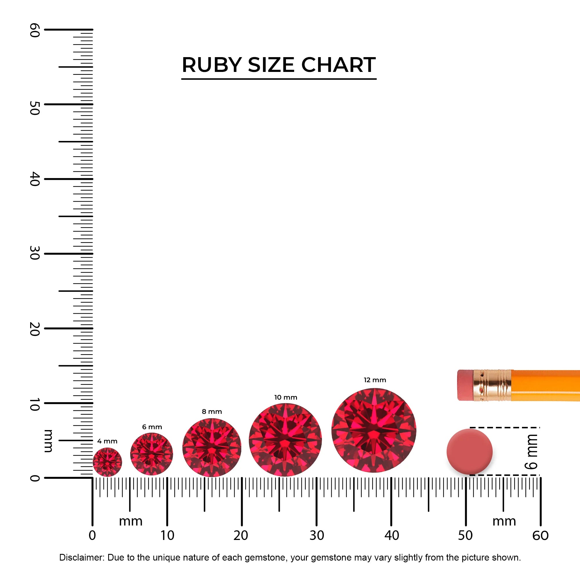 lab grown ruby round solitaire rings in platinum