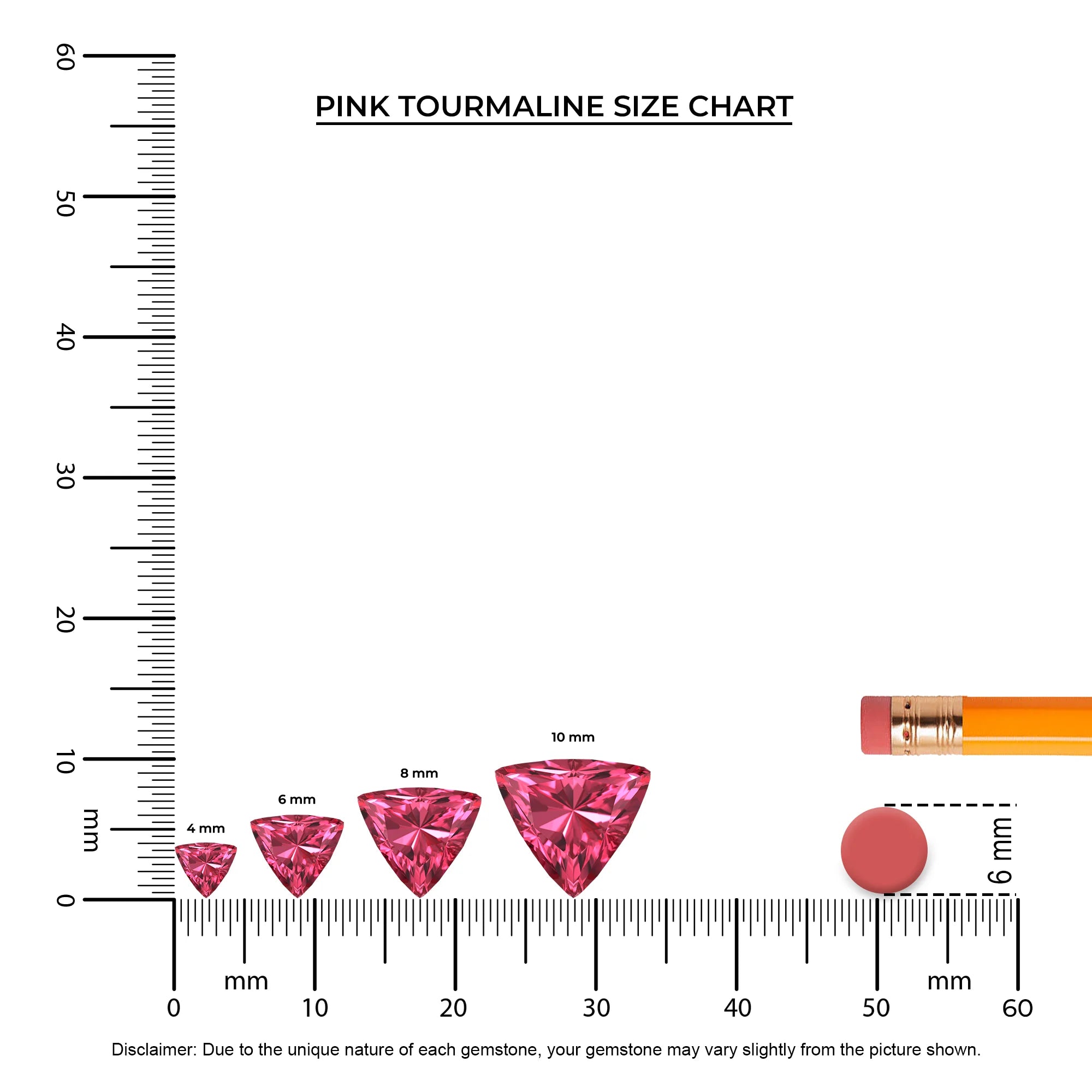lab grown pink-tourmaline trillion solitaire necklaces in platinum