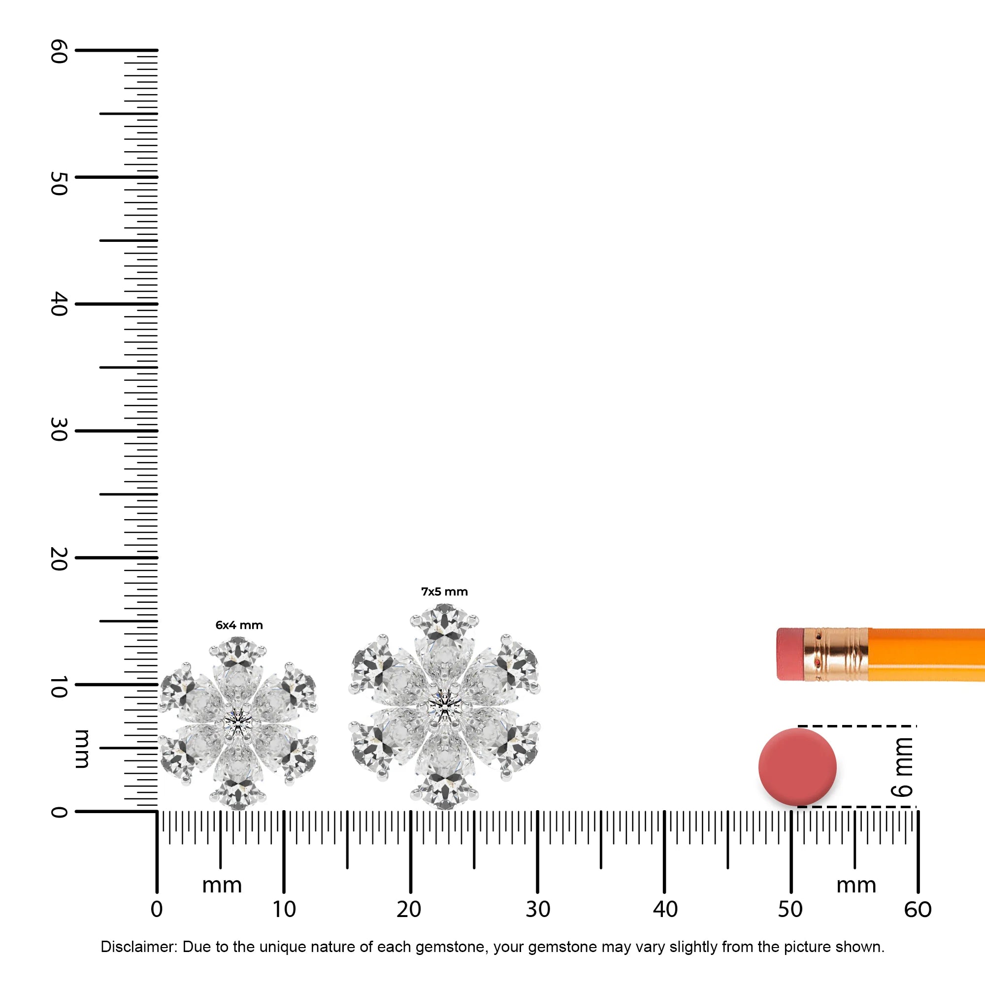 lab grown moissanite pear solitaire necklaces in platinum
