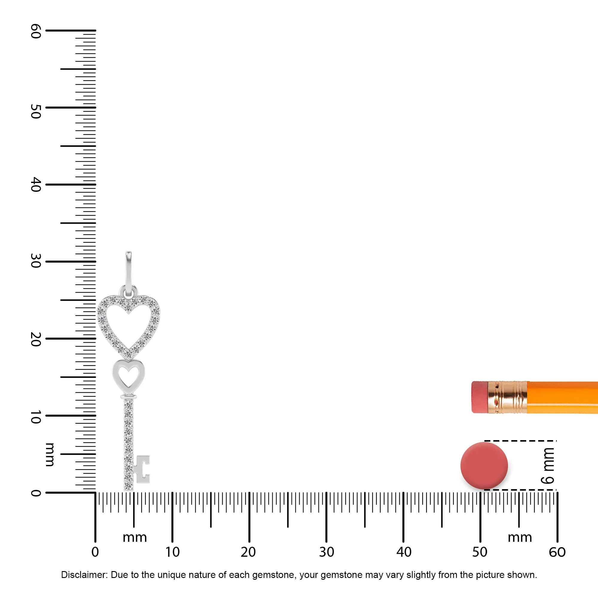 lab grown diamond round drop necklaces in sterling silver