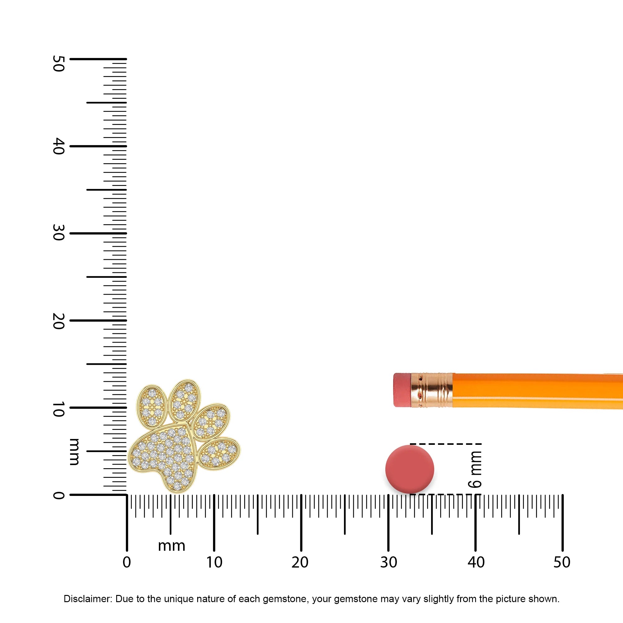 lab grown moissanite round stud earrings in yellow gold