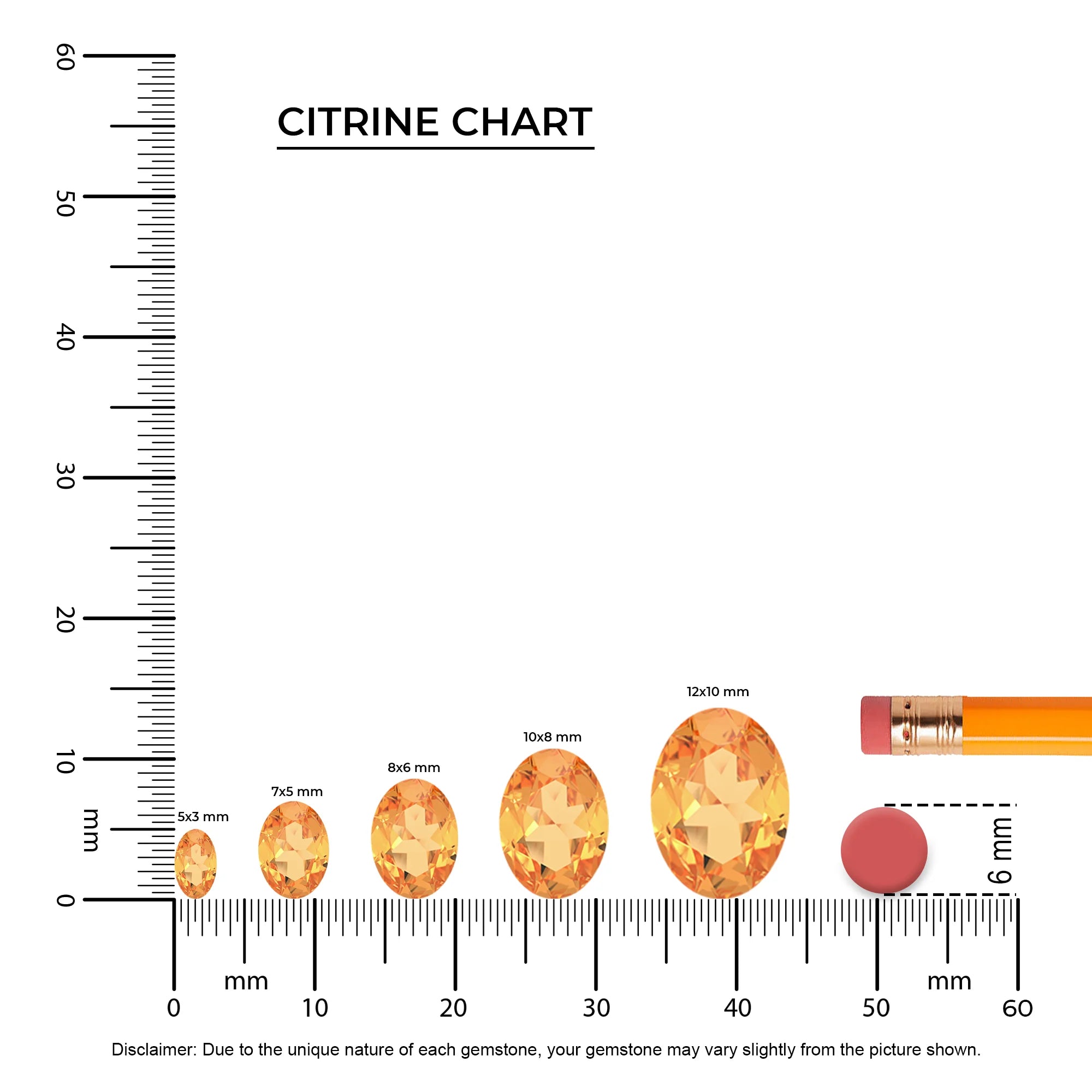lab grown citrine oval solitaire necklaces in yellow gold