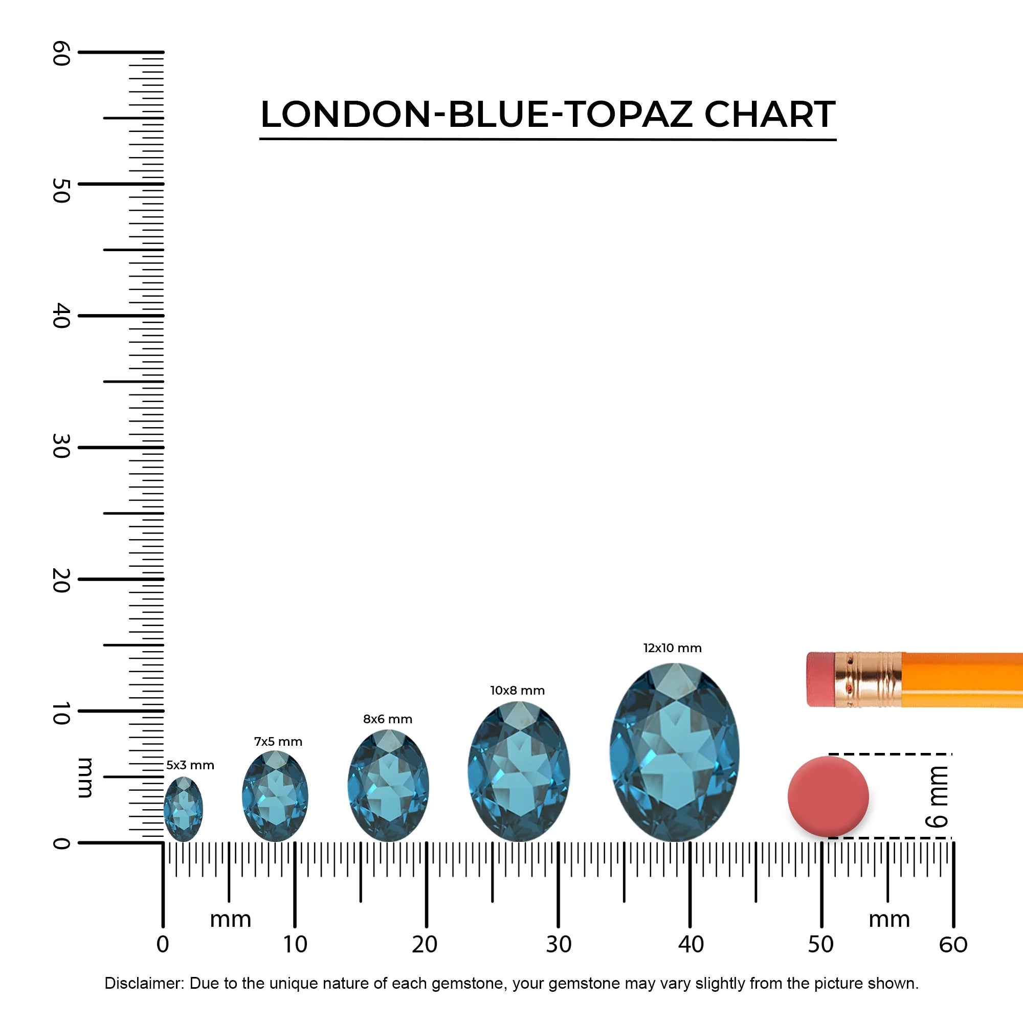 natural london-blue-topaz oval solitaire necklaces in sterling silver