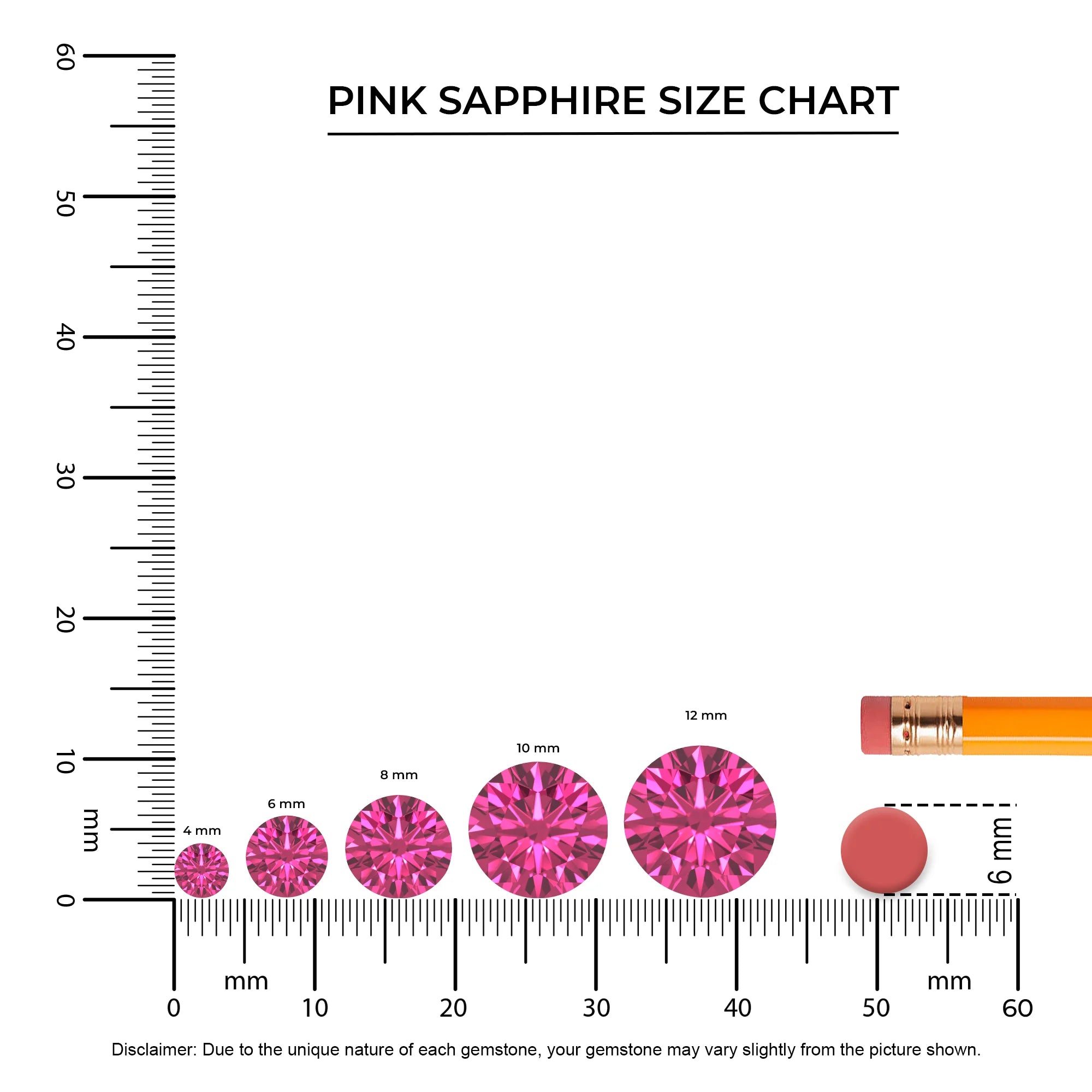 lab grown pink-sapphire round solitaire v-bale necklaces in platinum