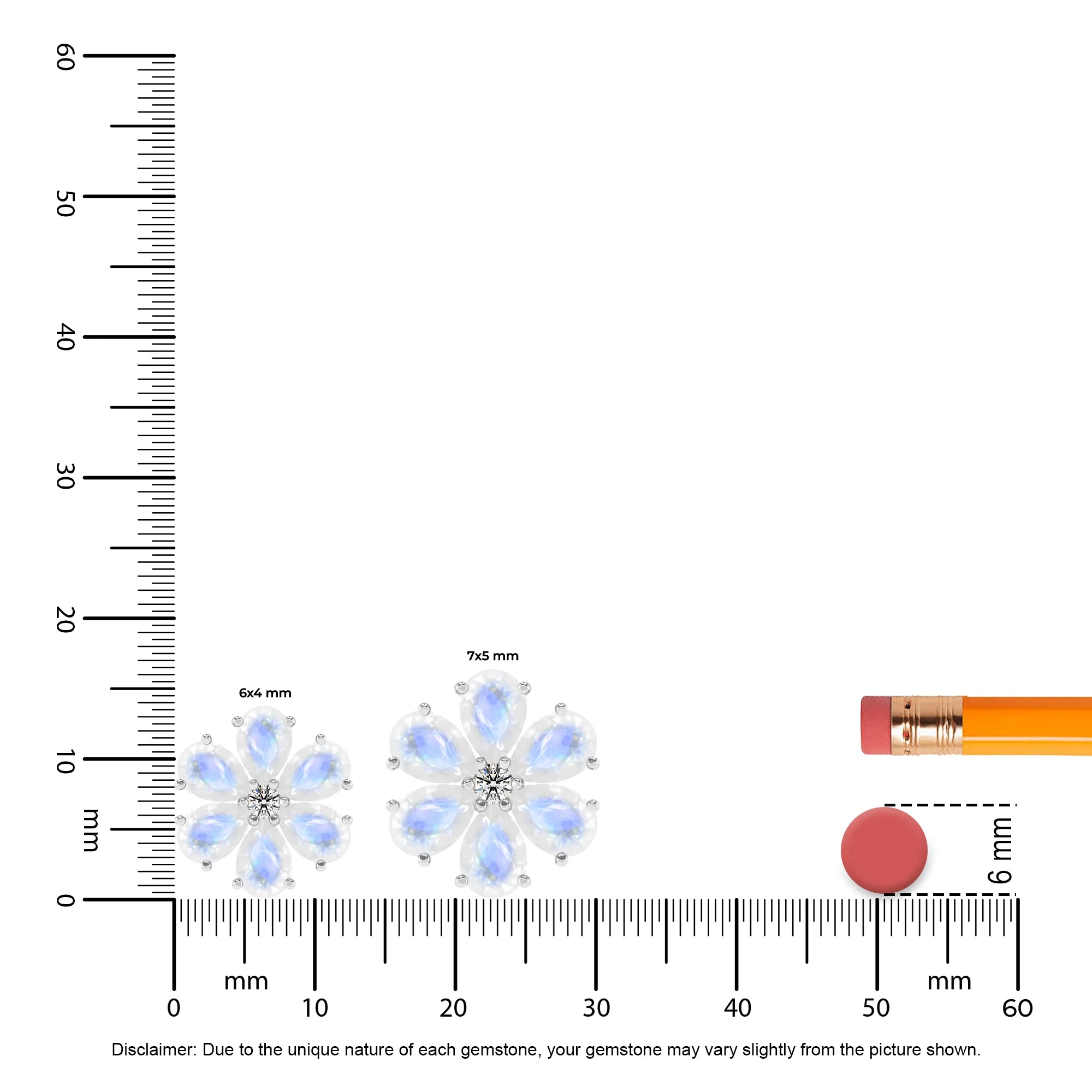 natural rainbow-moonstone pear solitaire necklaces in sterling silver