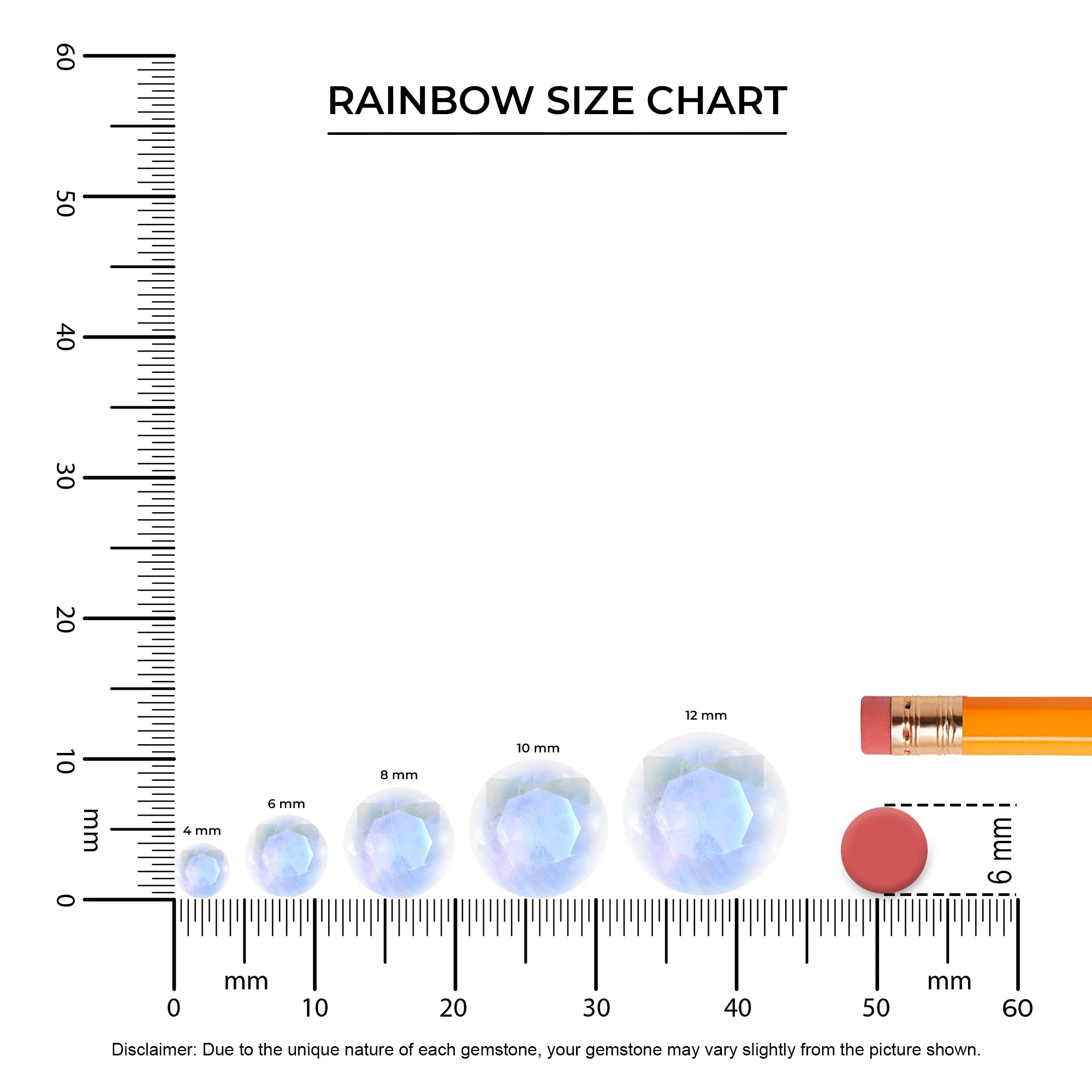 natural rainbow-moonstone round half eternity solitaire engagement rings in white gold