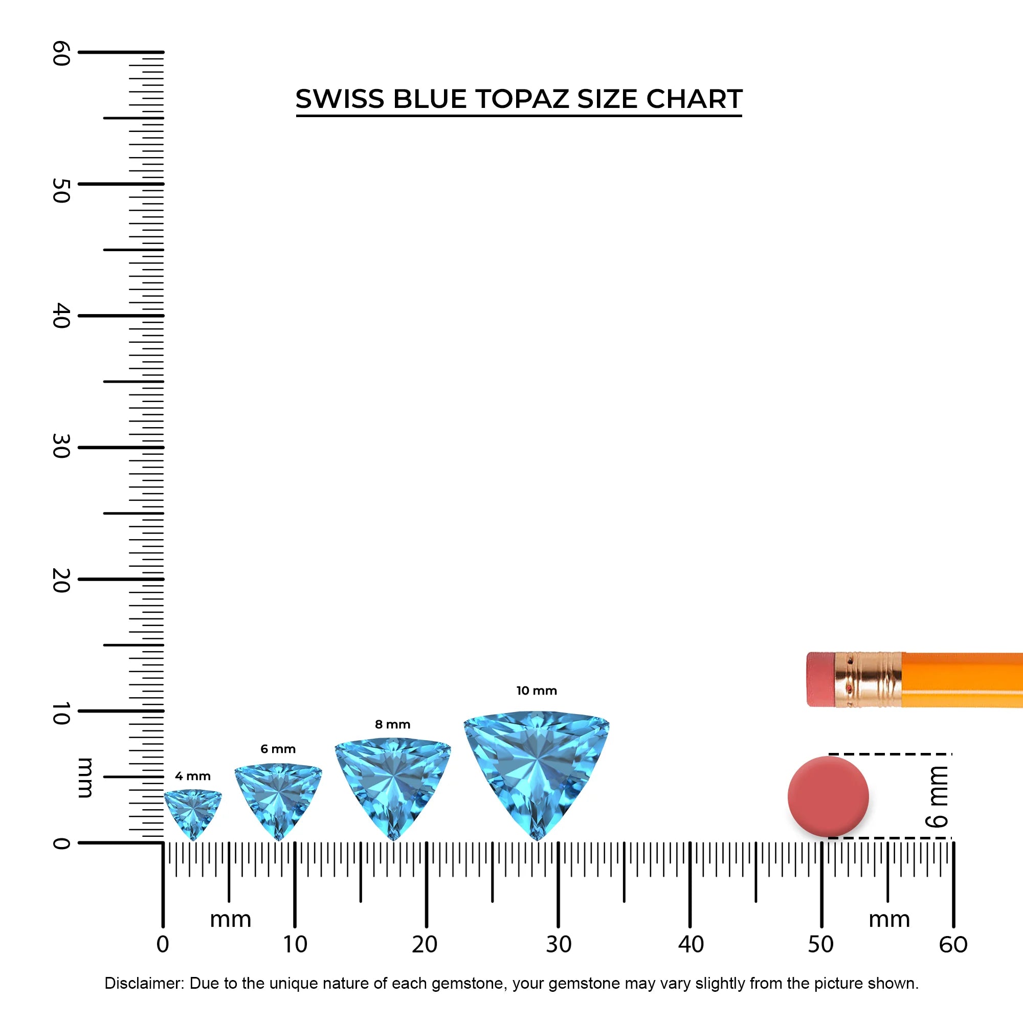 natural swiss-blue-topaz trillion solitaire necklaces in rose gold