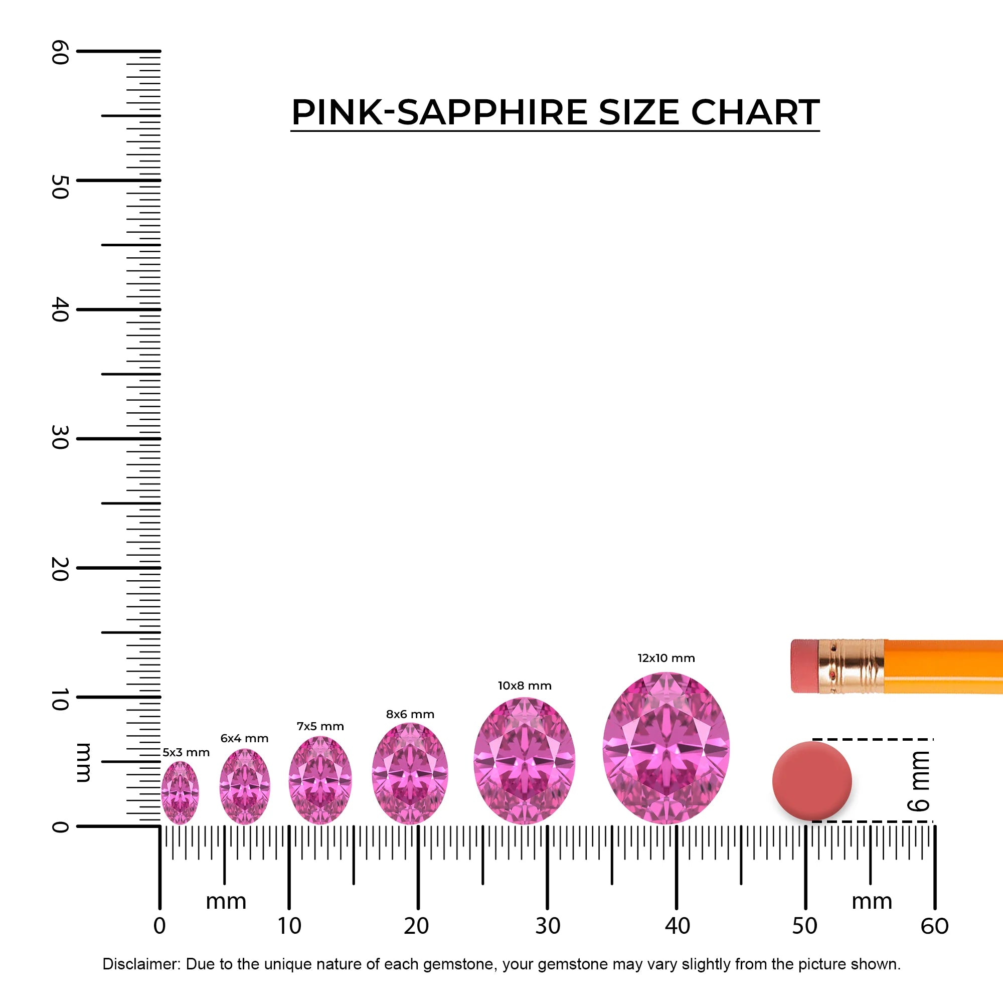 lab grown pink-sapphire oval solitaire necklaces in platinum