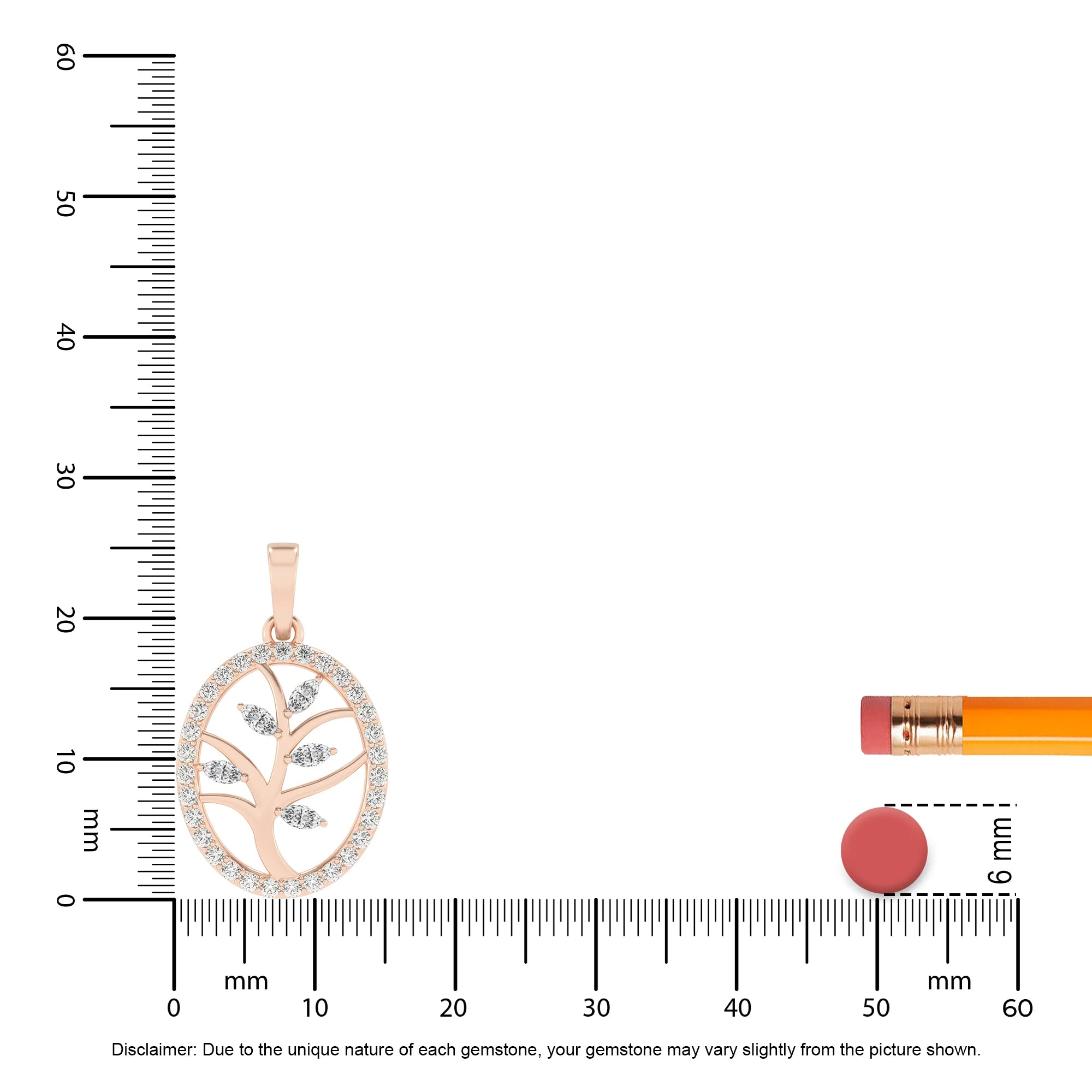 lab grown moissanite marquise infinity necklaces in rose gold
