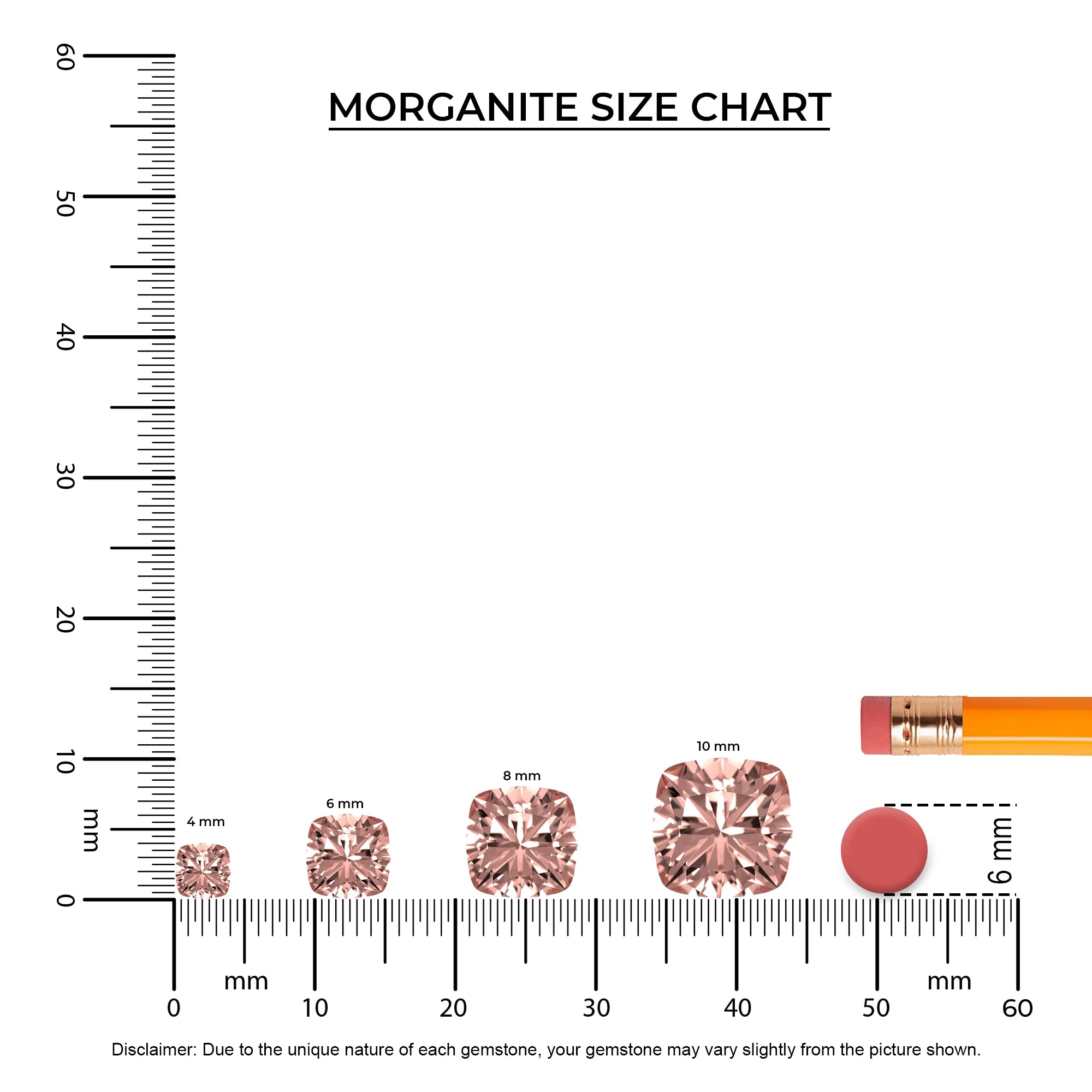 lab grown morganite cushion solitaire v-bale necklaces in platinum