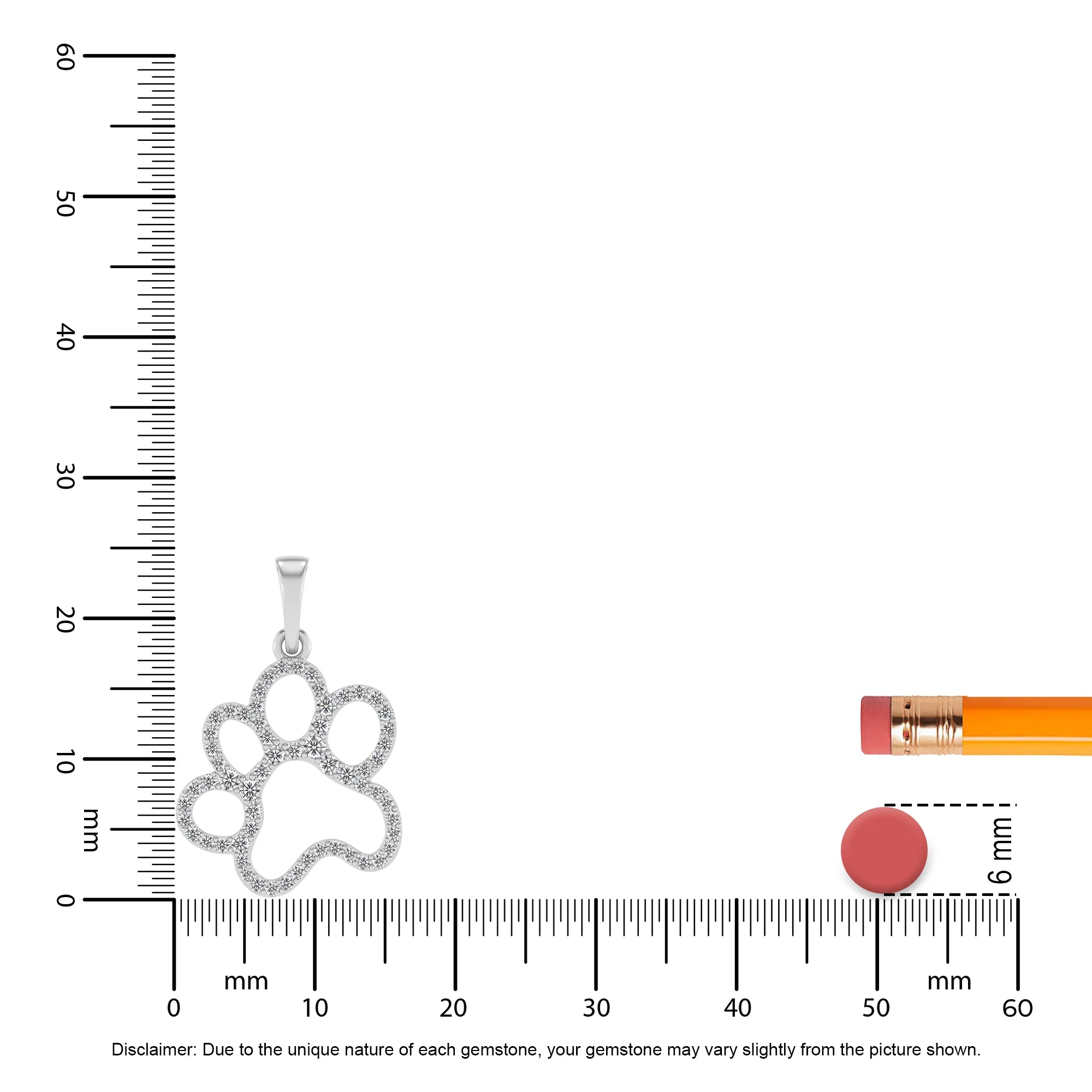 lab grown diamond round v-bale necklaces in white gold