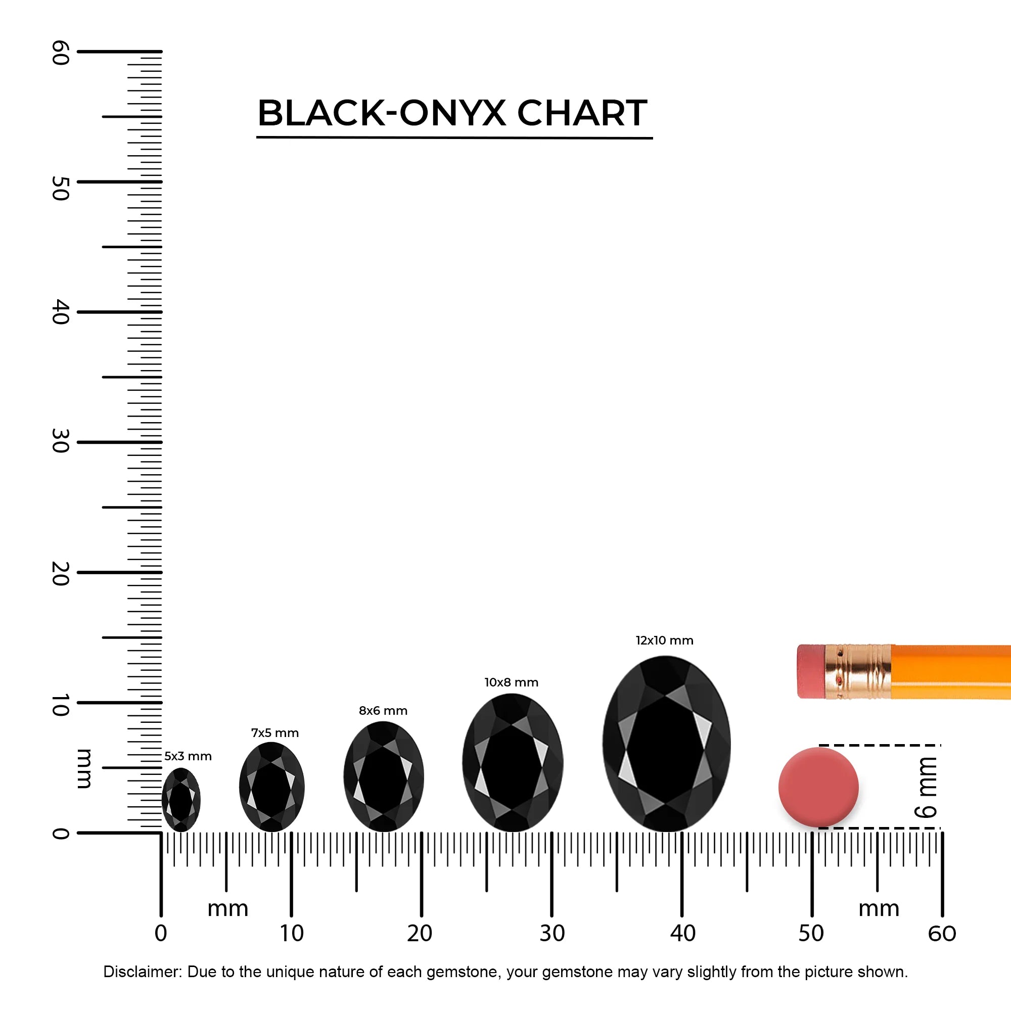 natural black onyx oval solitaire necklaces in white gold