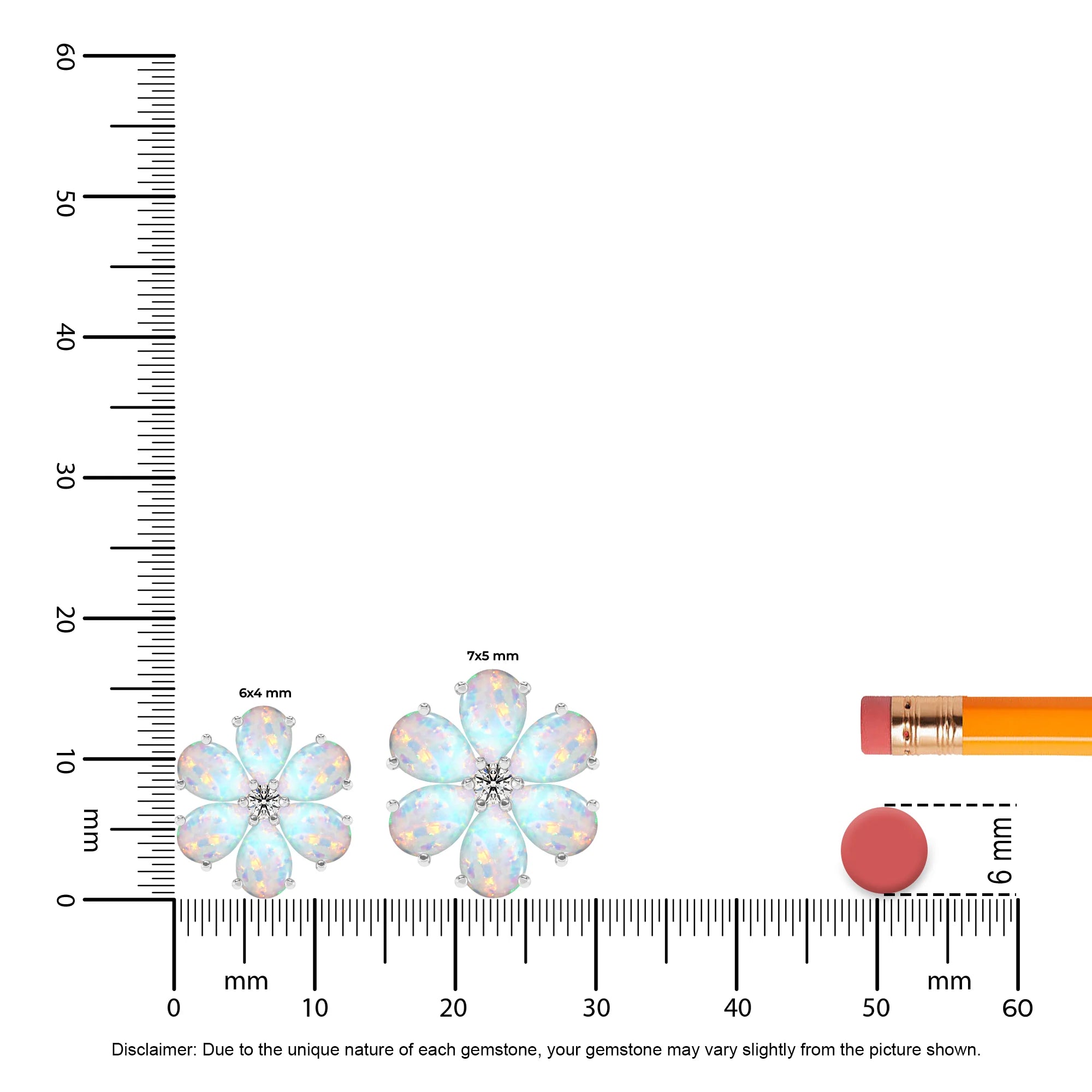 lab grown opal pear solitaire necklaces in sterling silver