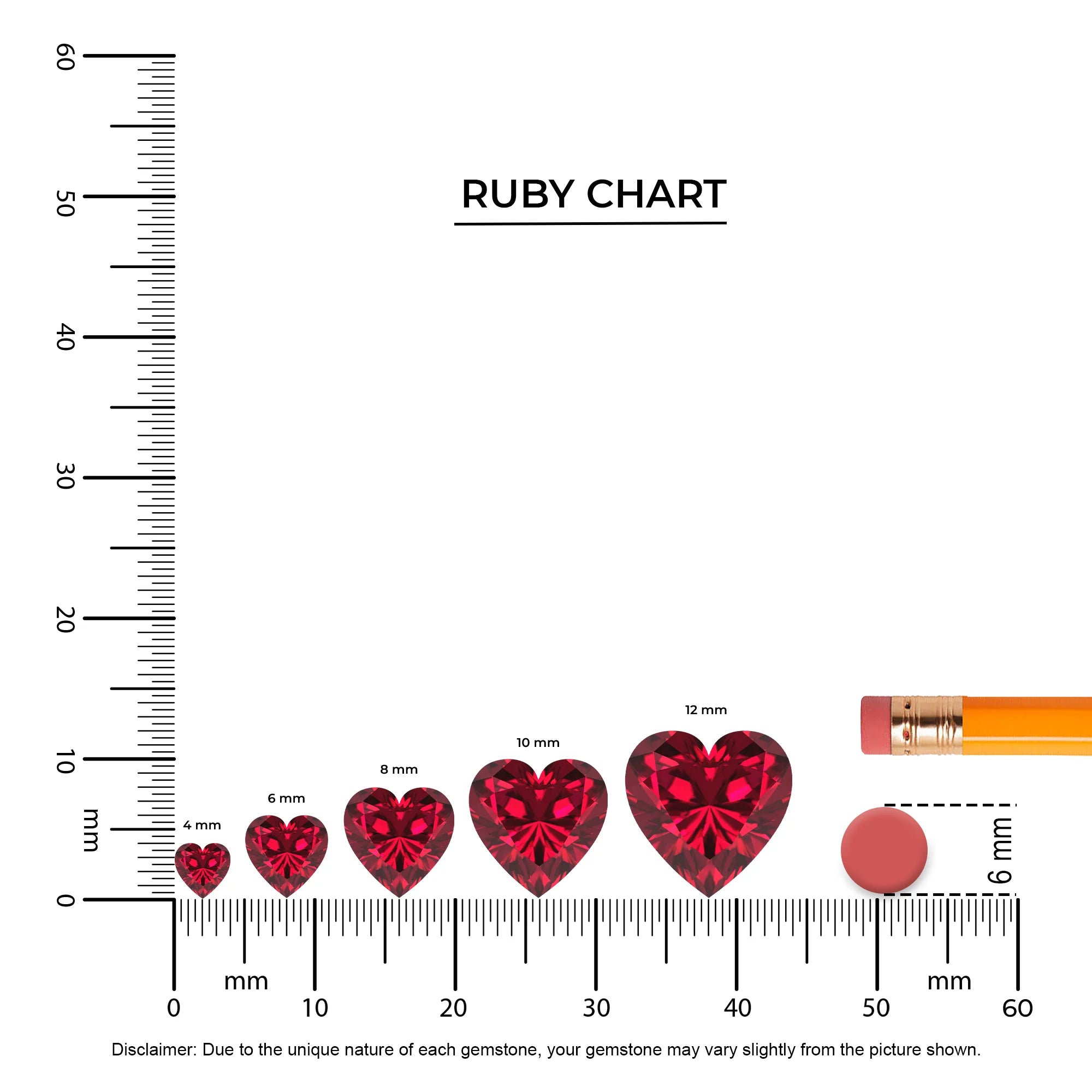 lab grown ruby heart infinity v-bale necklaces in platinum