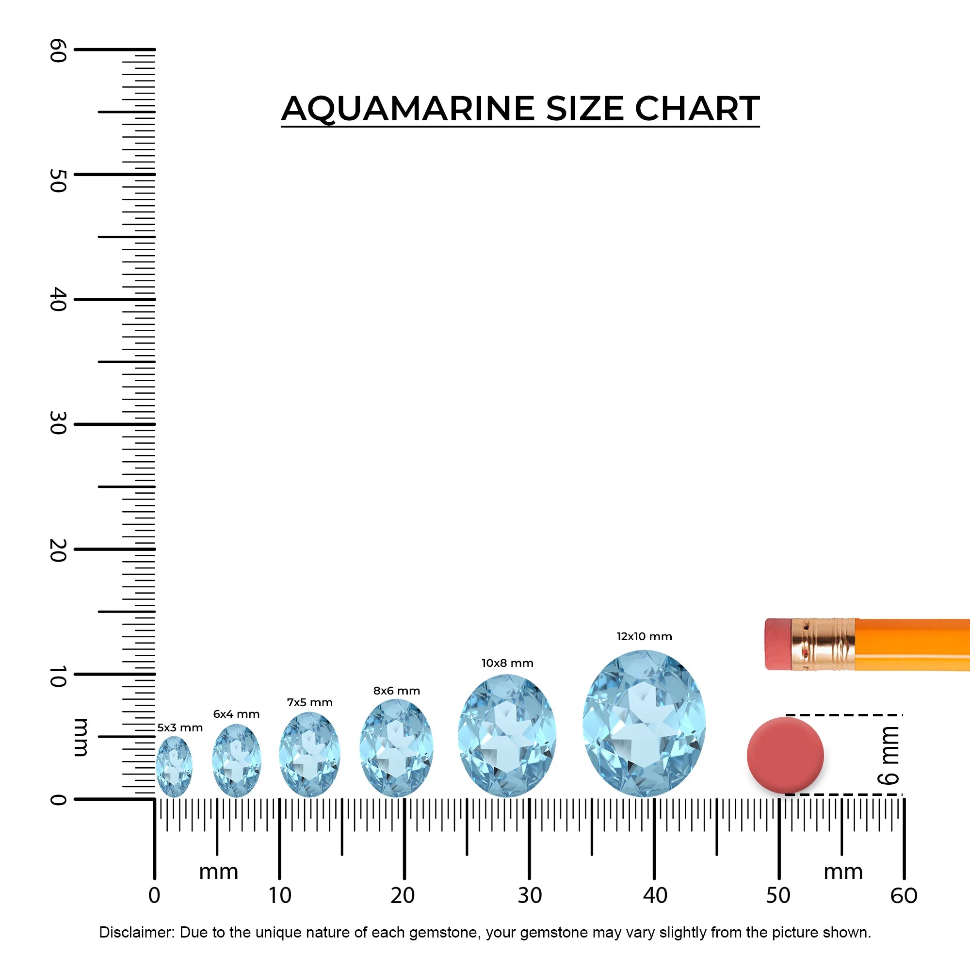 lab grown aquamarine oval solitaire necklaces in platinum