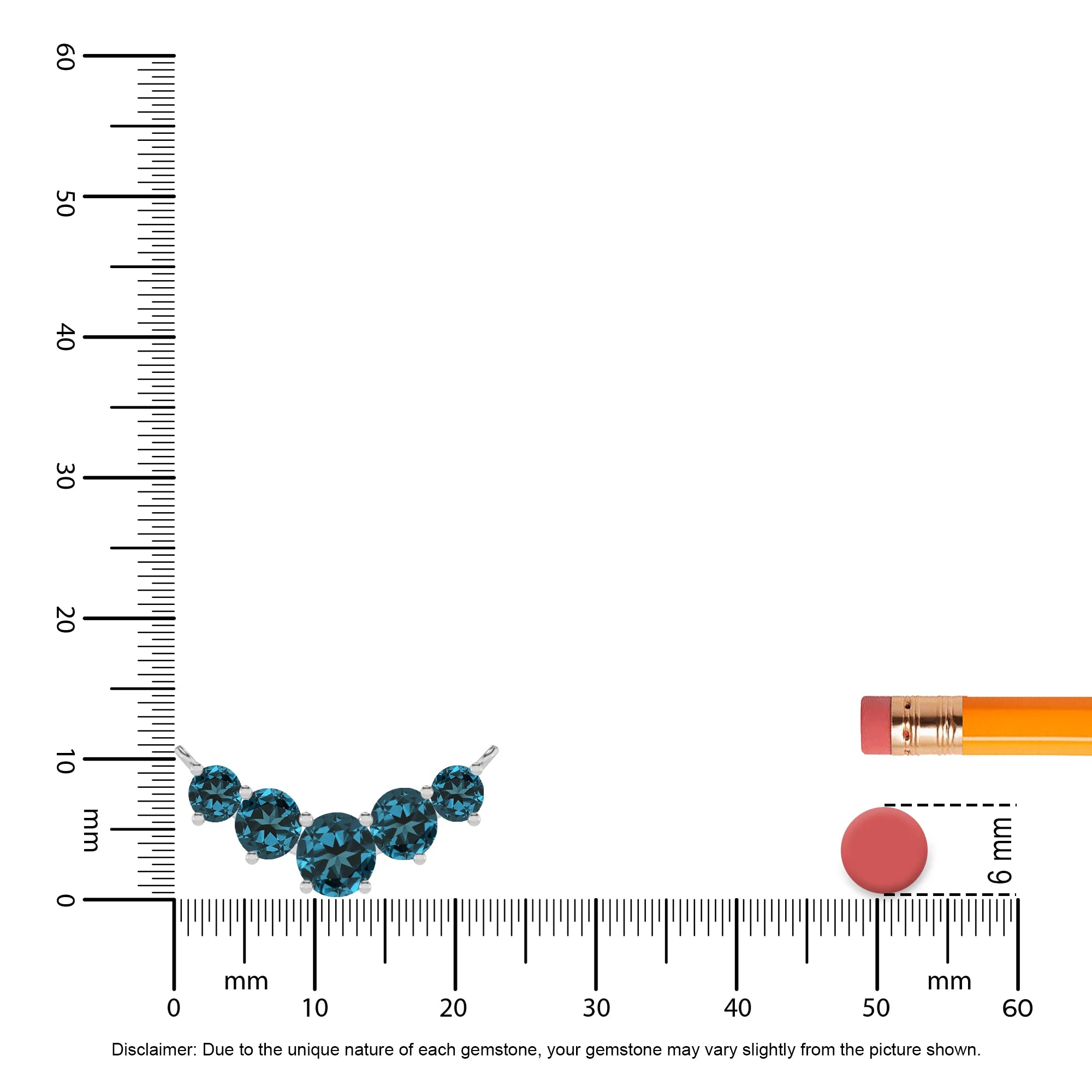 natural london-blue-topaz round bar necklaces in white gold