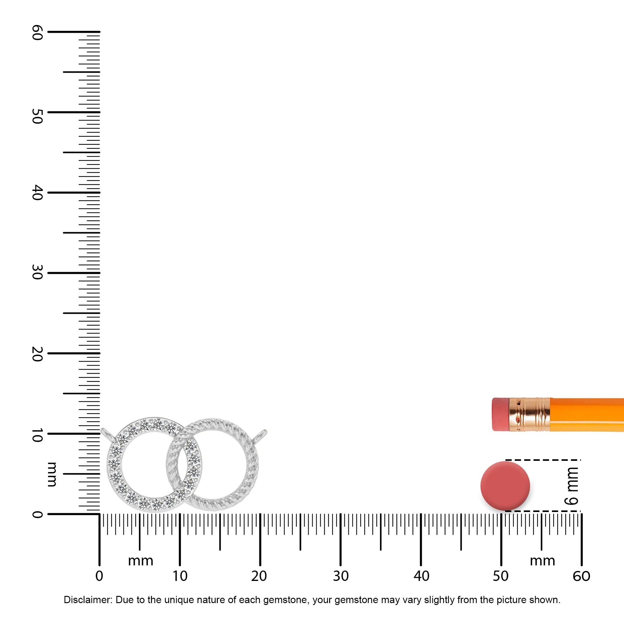 lab grown diamond round v-bale necklaces in platinum