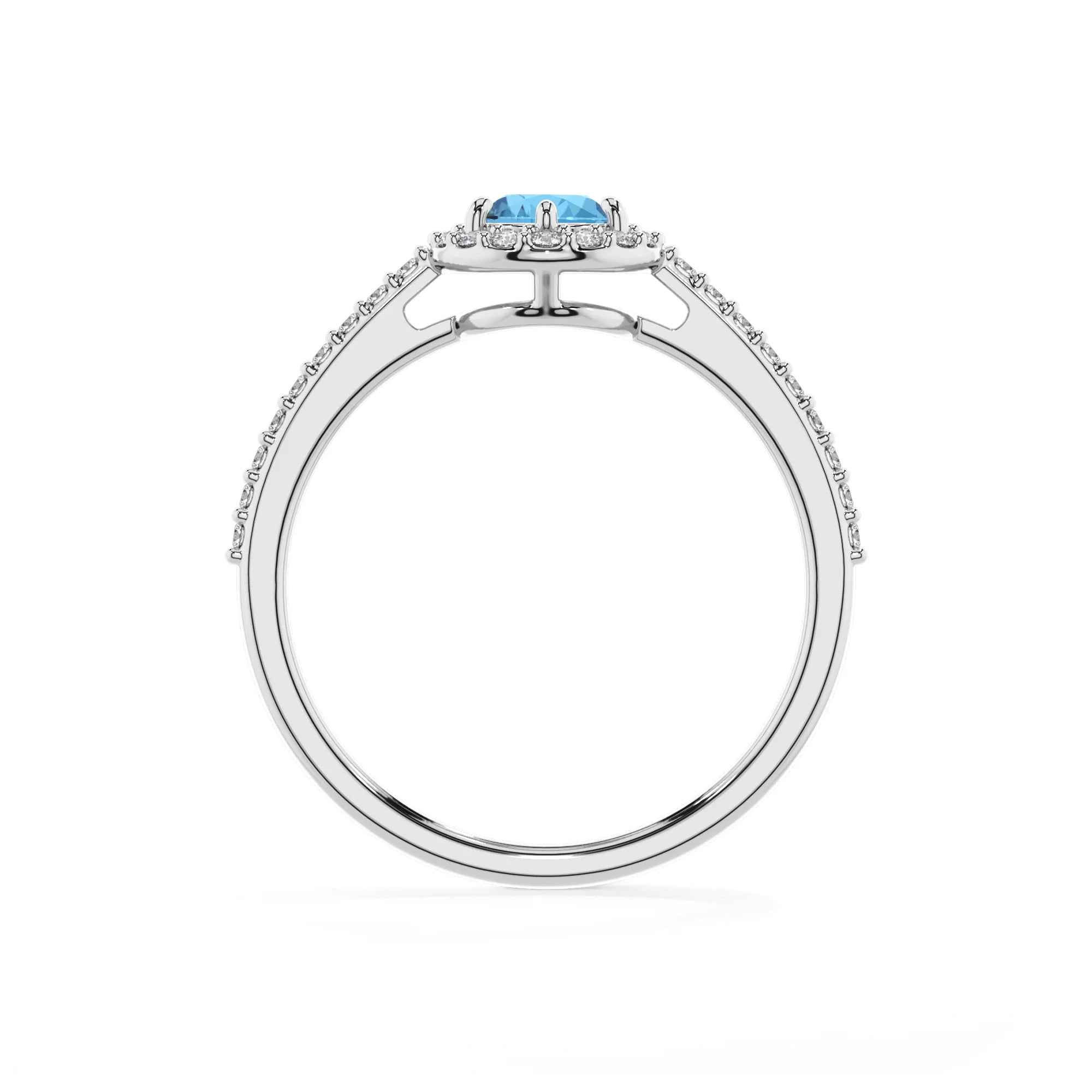 natural swiss-blue-topaz pear solitaire rings in platinum