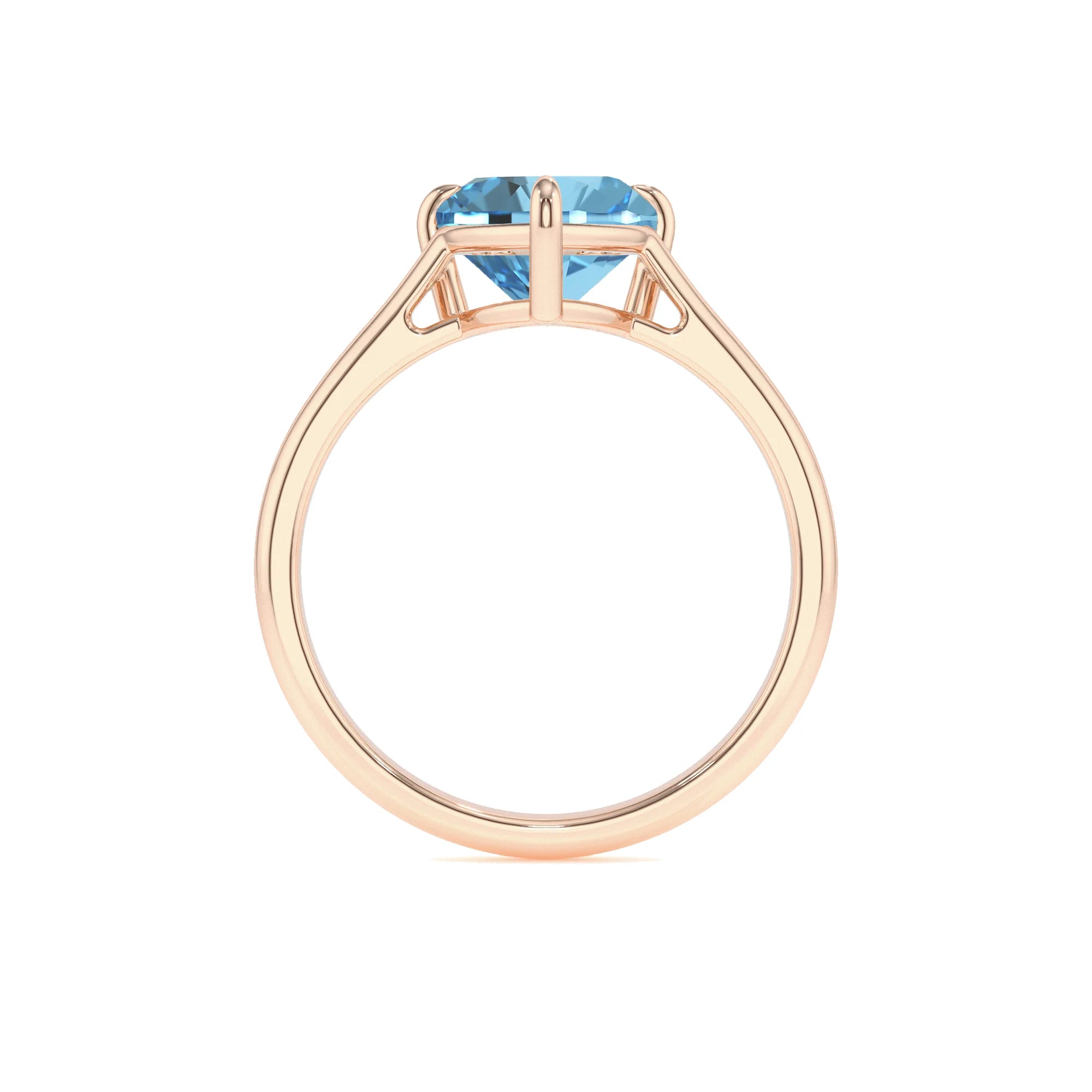 natural swiss-blue-topaz heart solitaire rings in rose gold