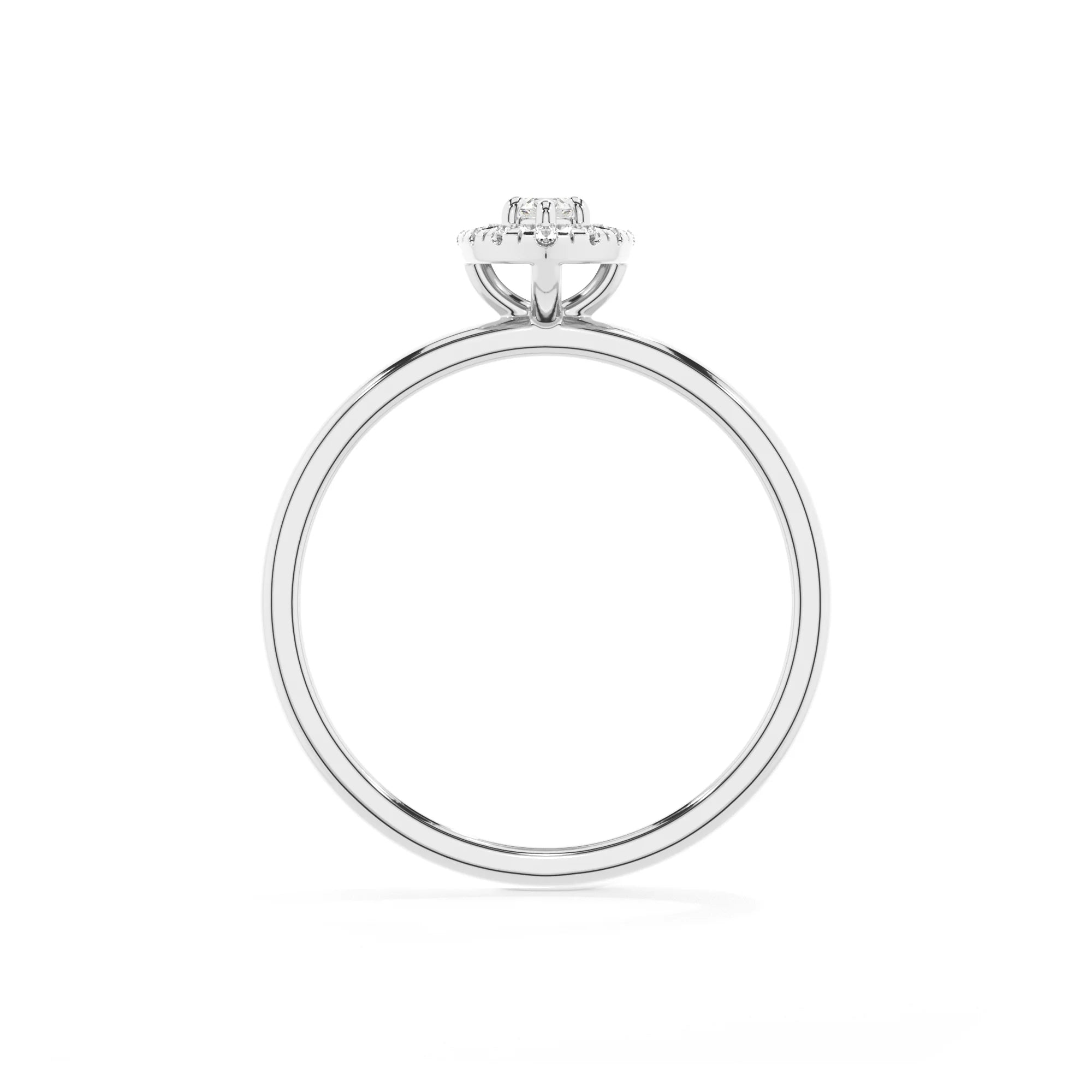 lab grown moissanite marquise solitaire rings in platinum