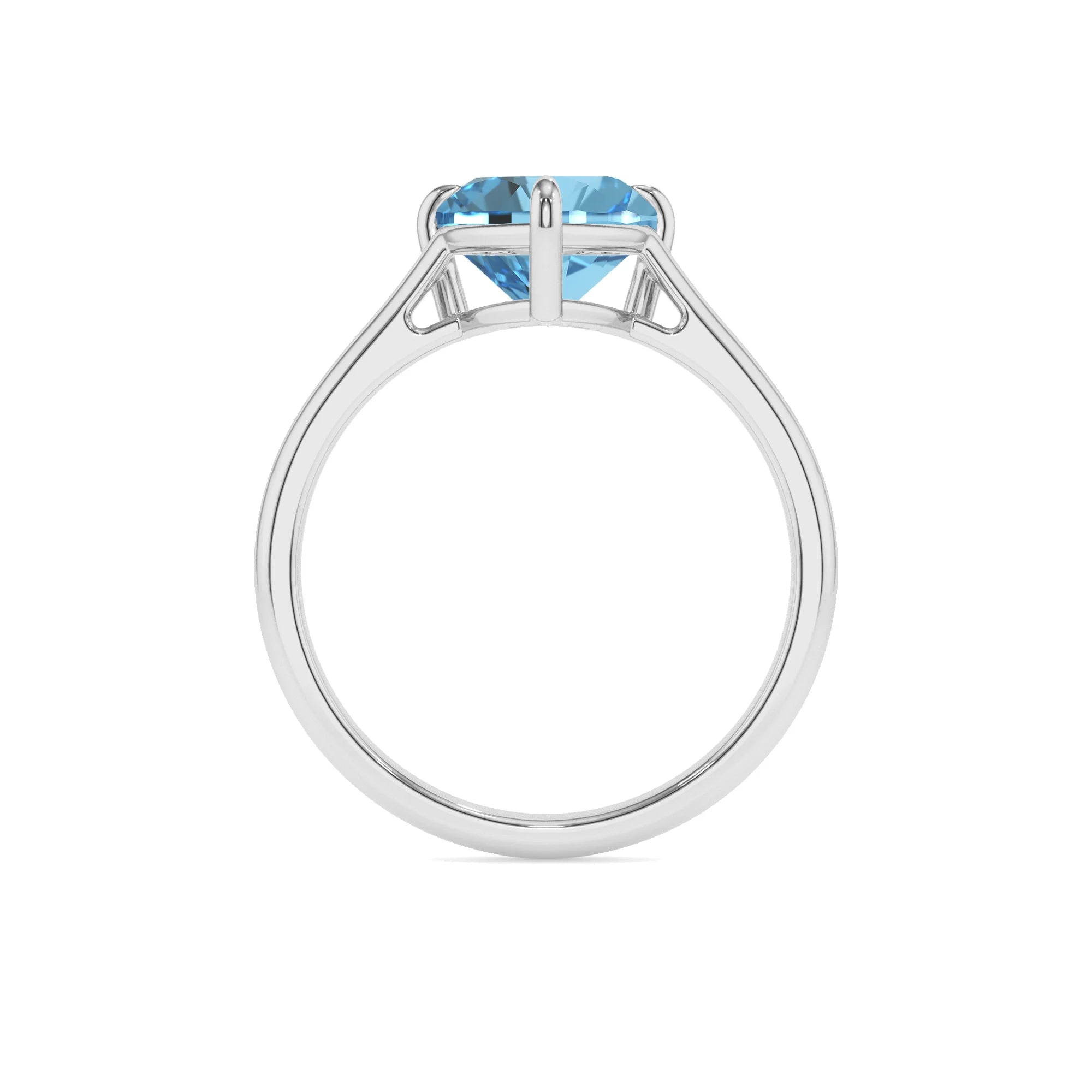 natural swiss-blue-topaz heart solitaire rings in sterling silver