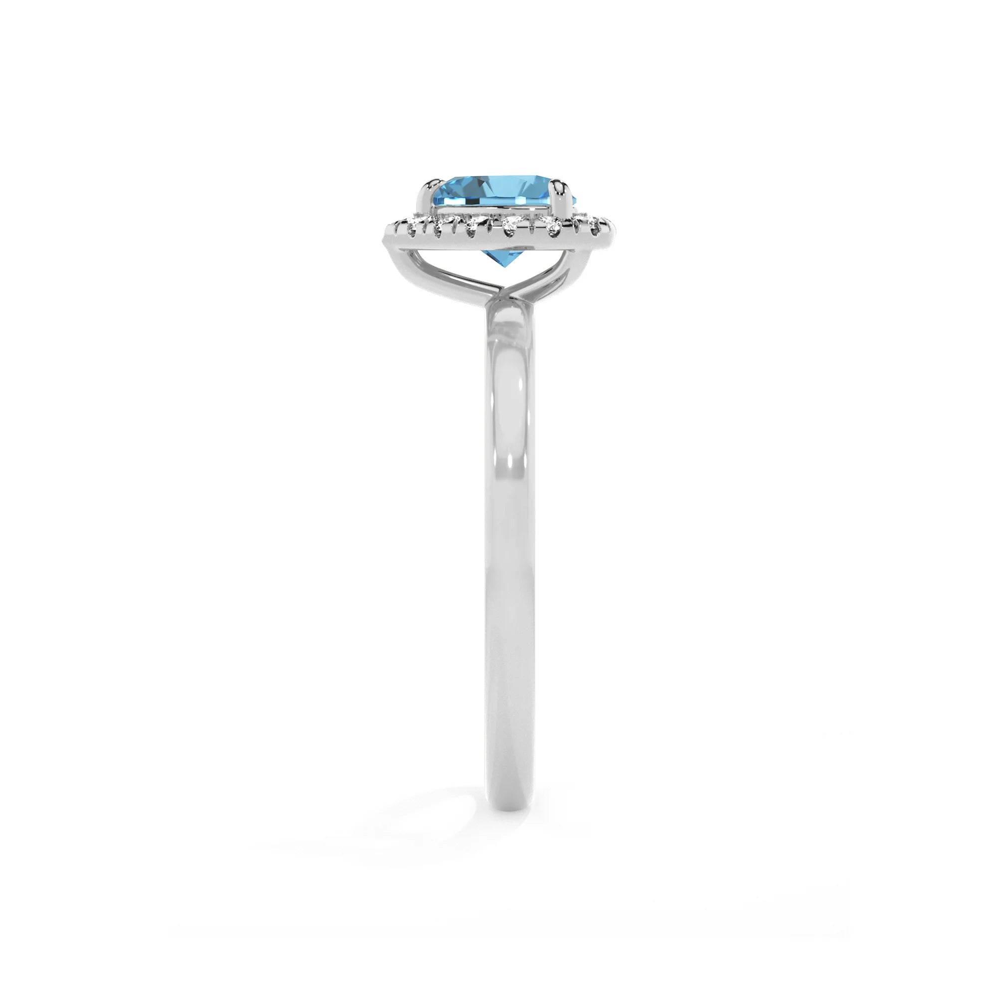 natural swiss-blue-topaz heart solitaire rings in white gold