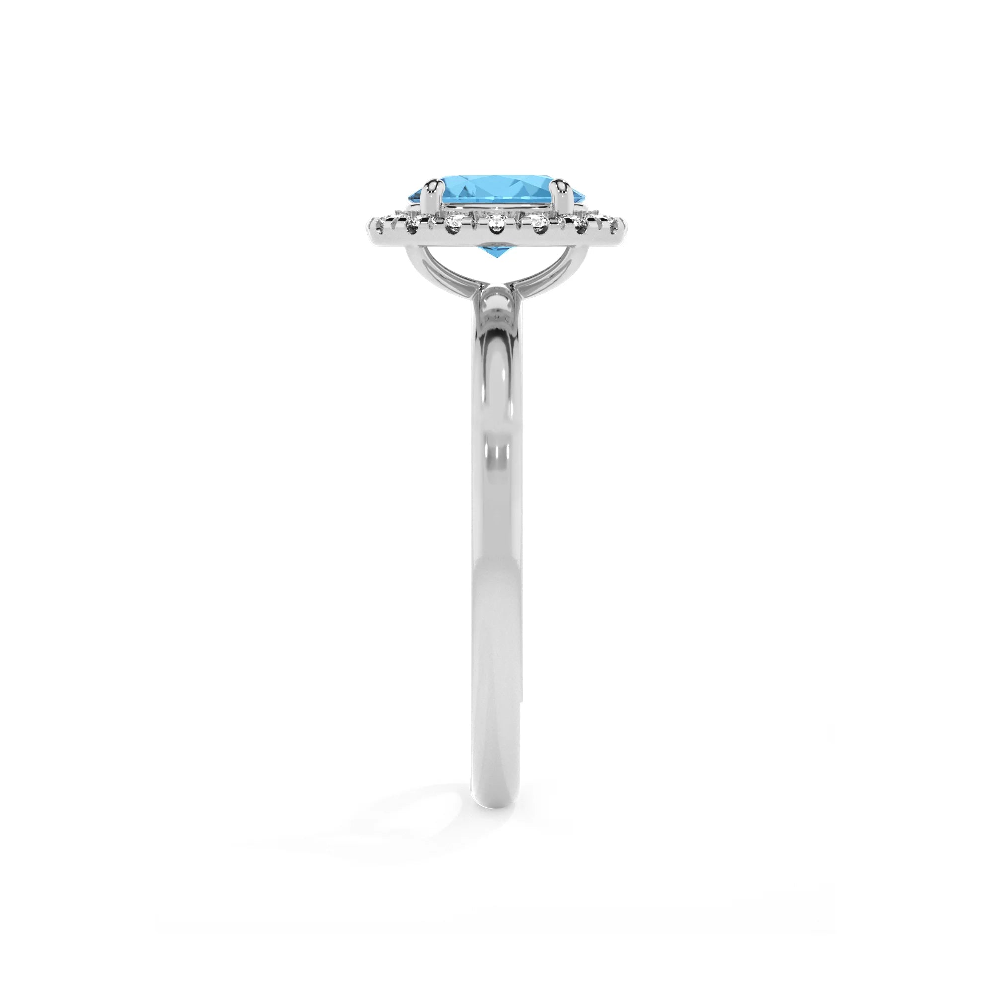 natural swiss-blue-topaz oval solitaire rings in platinum