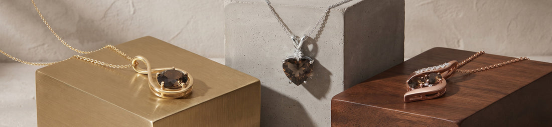 Necklaces - Natural Smoky Quartz Gemstone