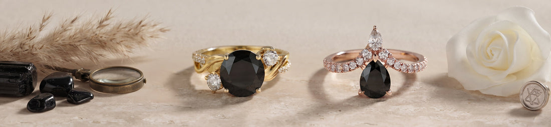 Rings:- Black Onyx