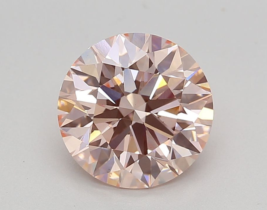 2.04 Carat Round Cut Fancy Pink