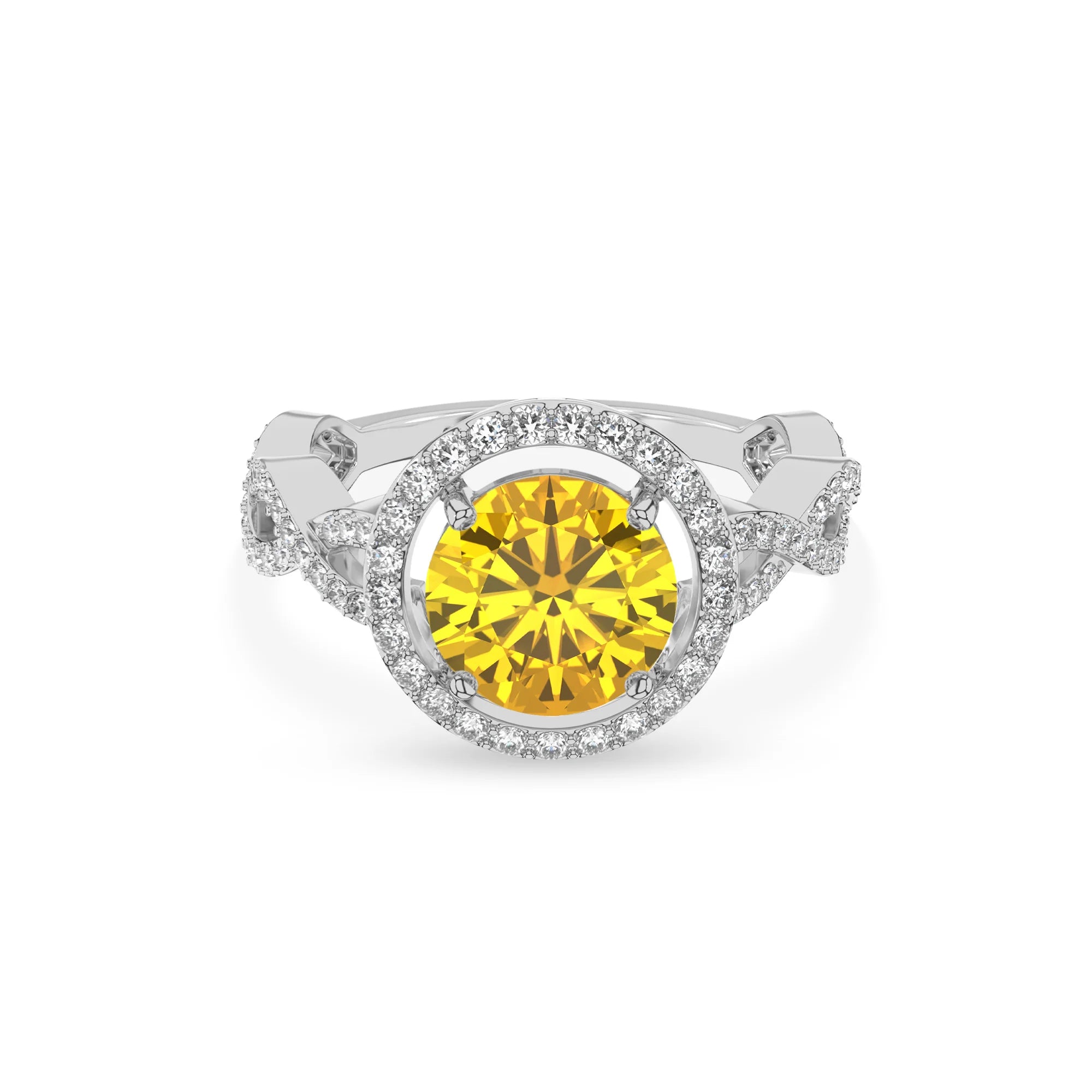 14K White Gold
