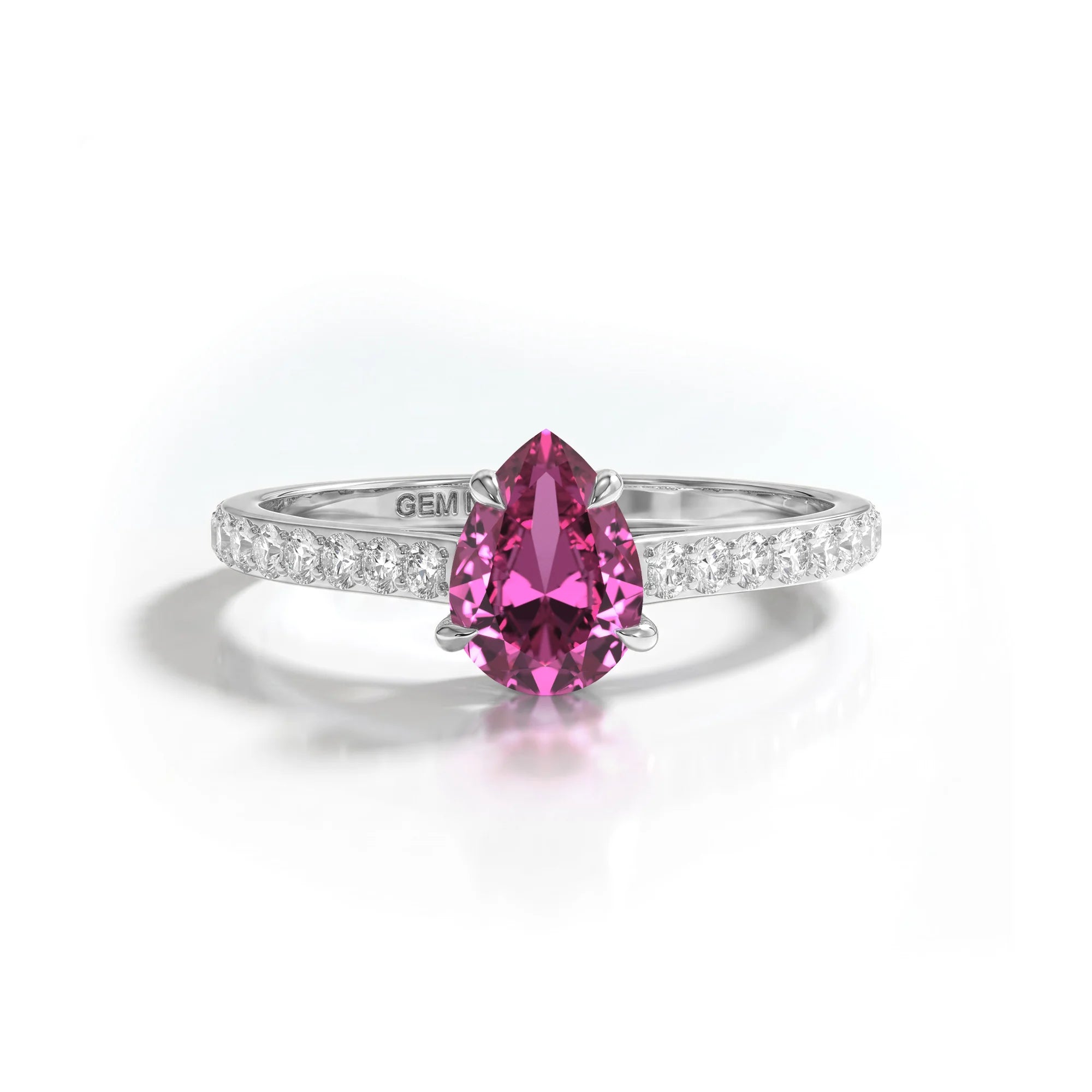 14K White Gold