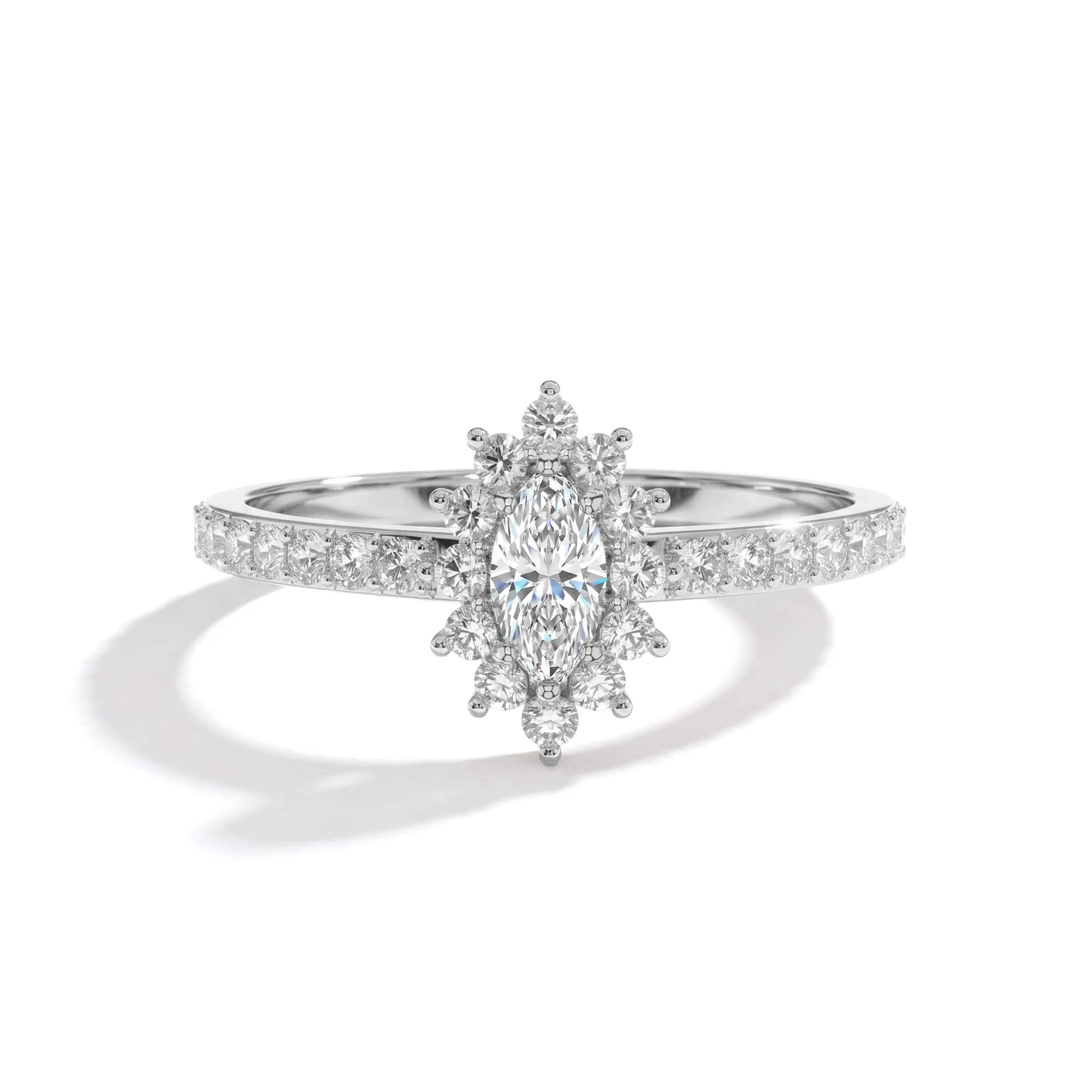 14K White Gold