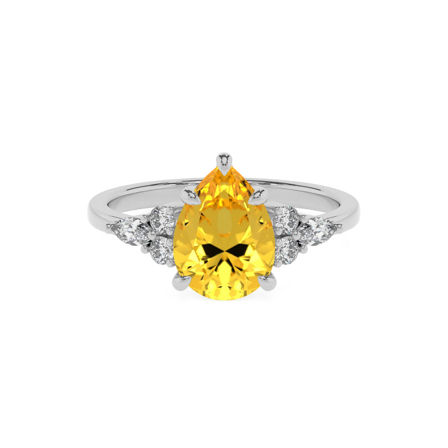 14K White Gold