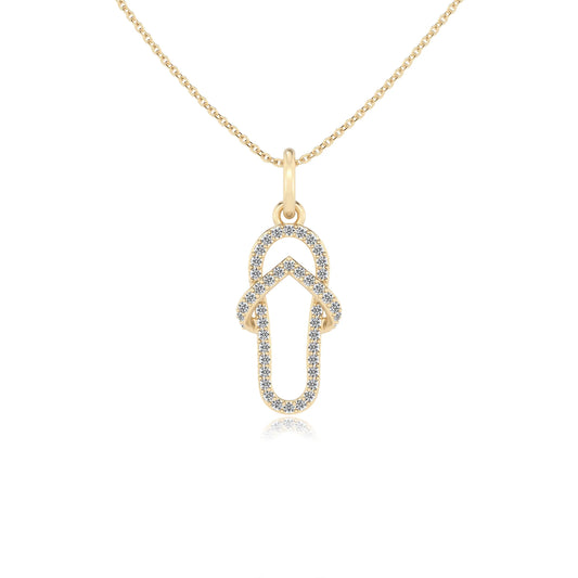 lab grown diamond round infinity necklaces in yellow gold 