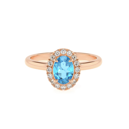 natural swiss-blue-topaz oval solitaire rings in rose gold 