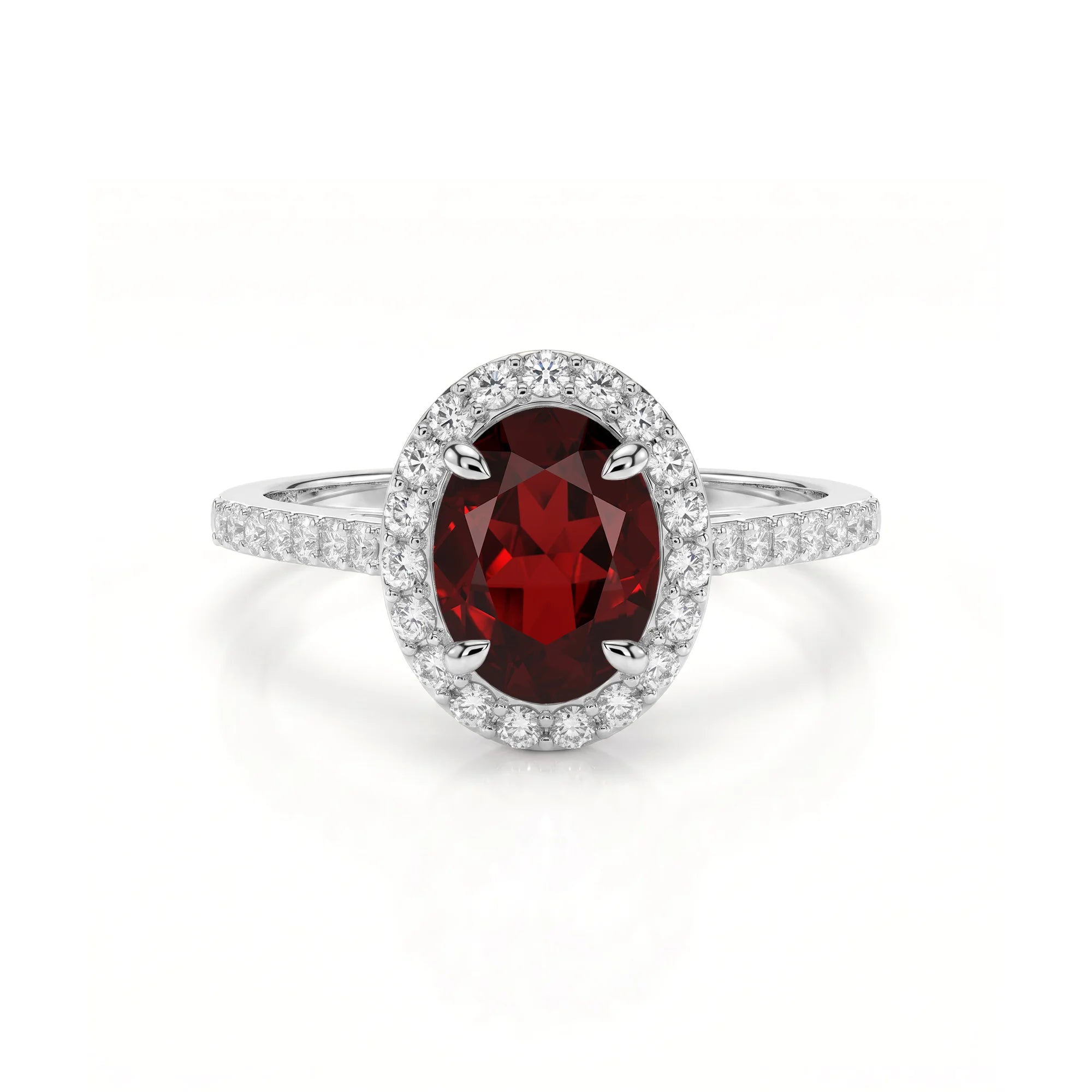 14K White Gold