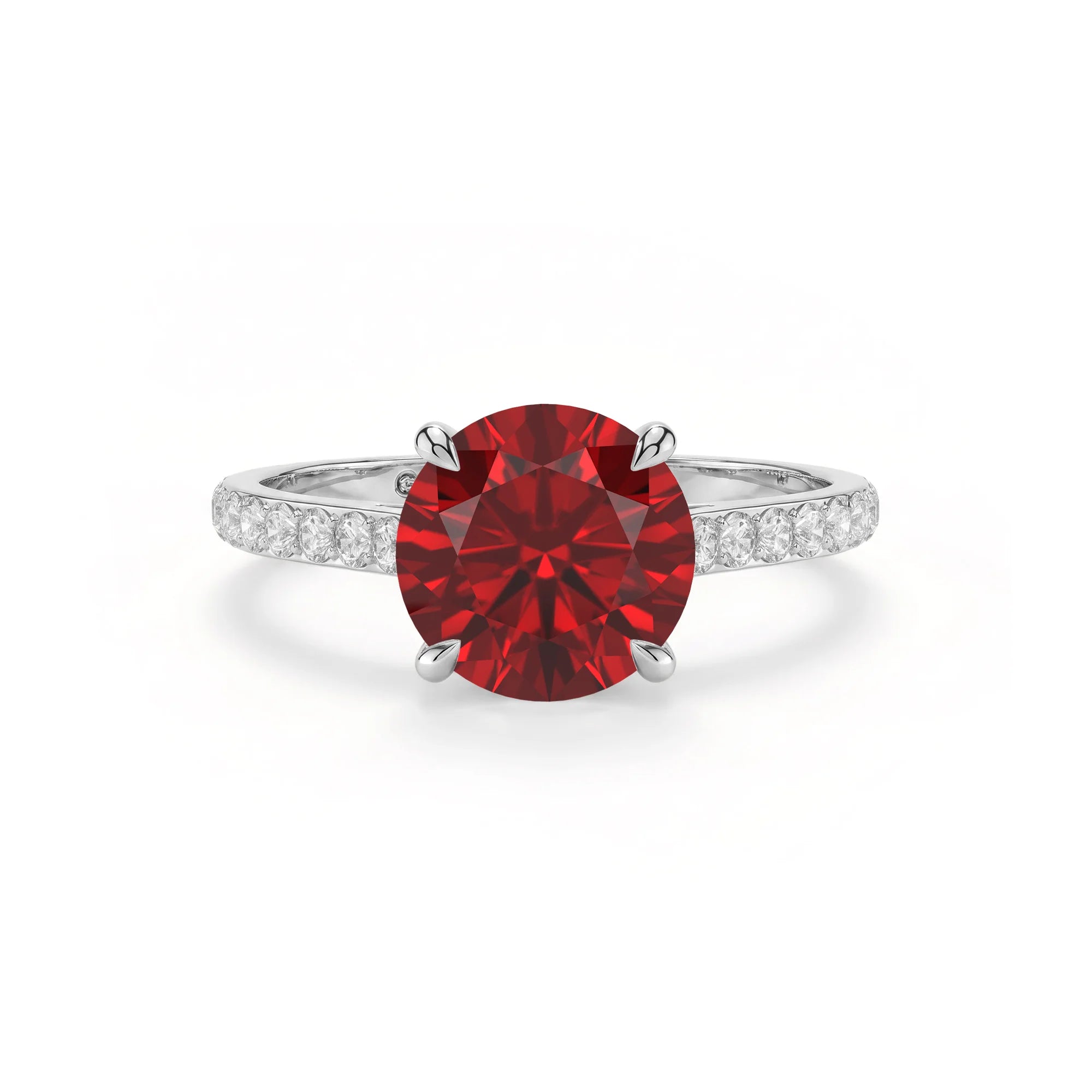 14K White Gold