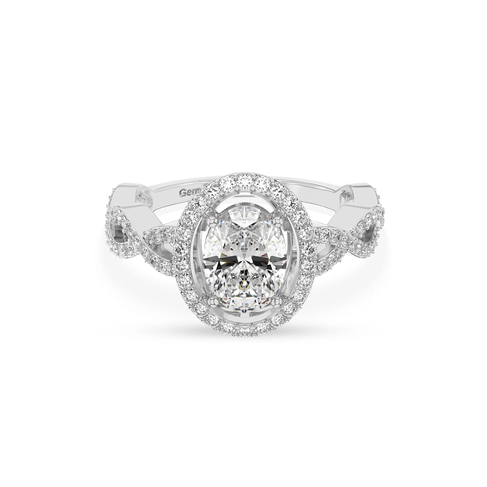 14K White Gold