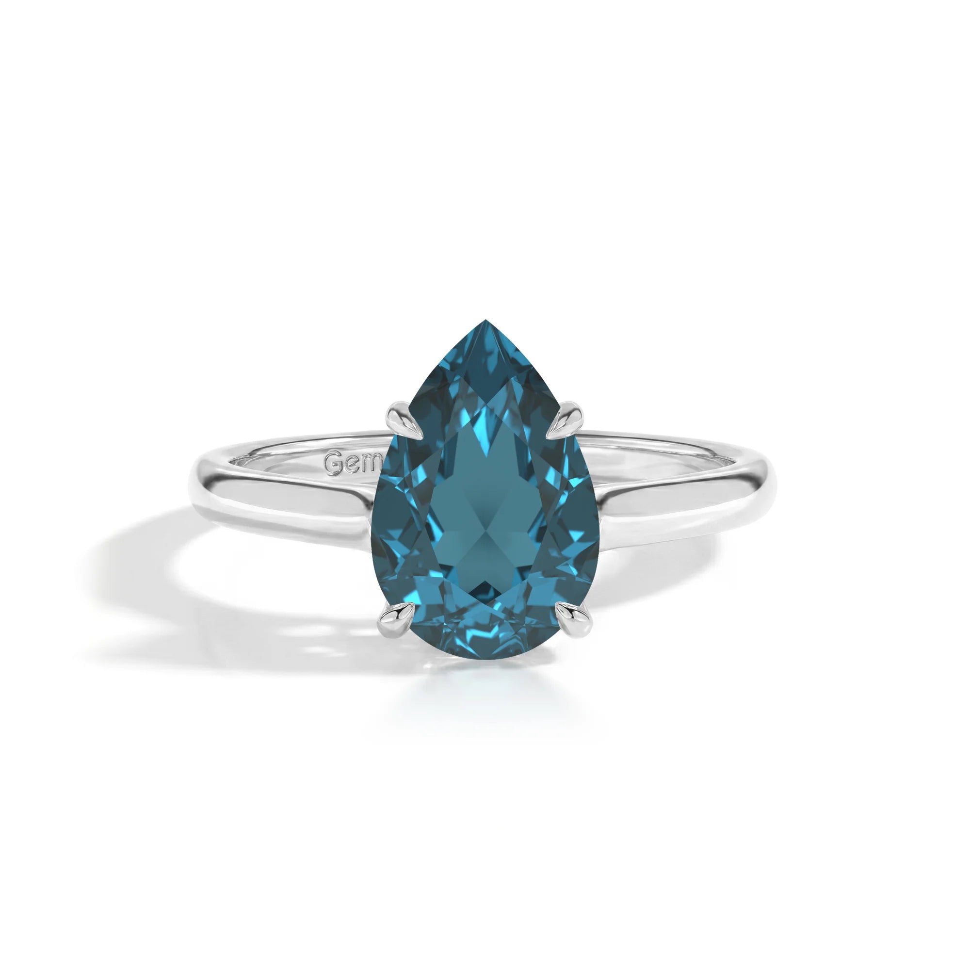 14K White Gold