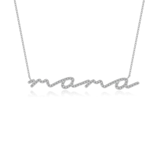 lab grown moissanite round infinity necklaces in sterling silver 