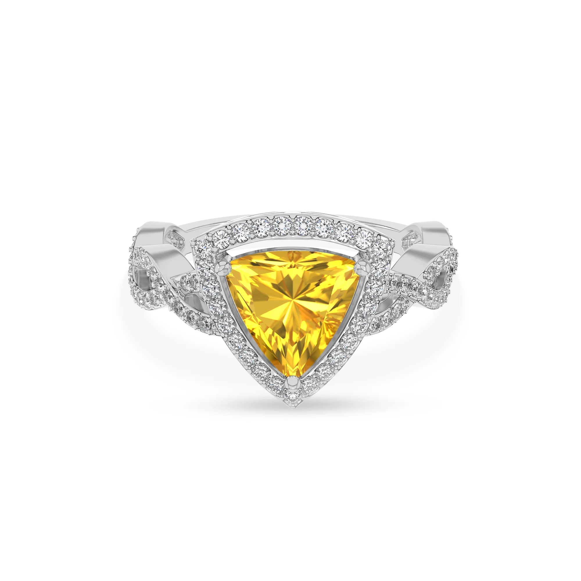 14K White Gold