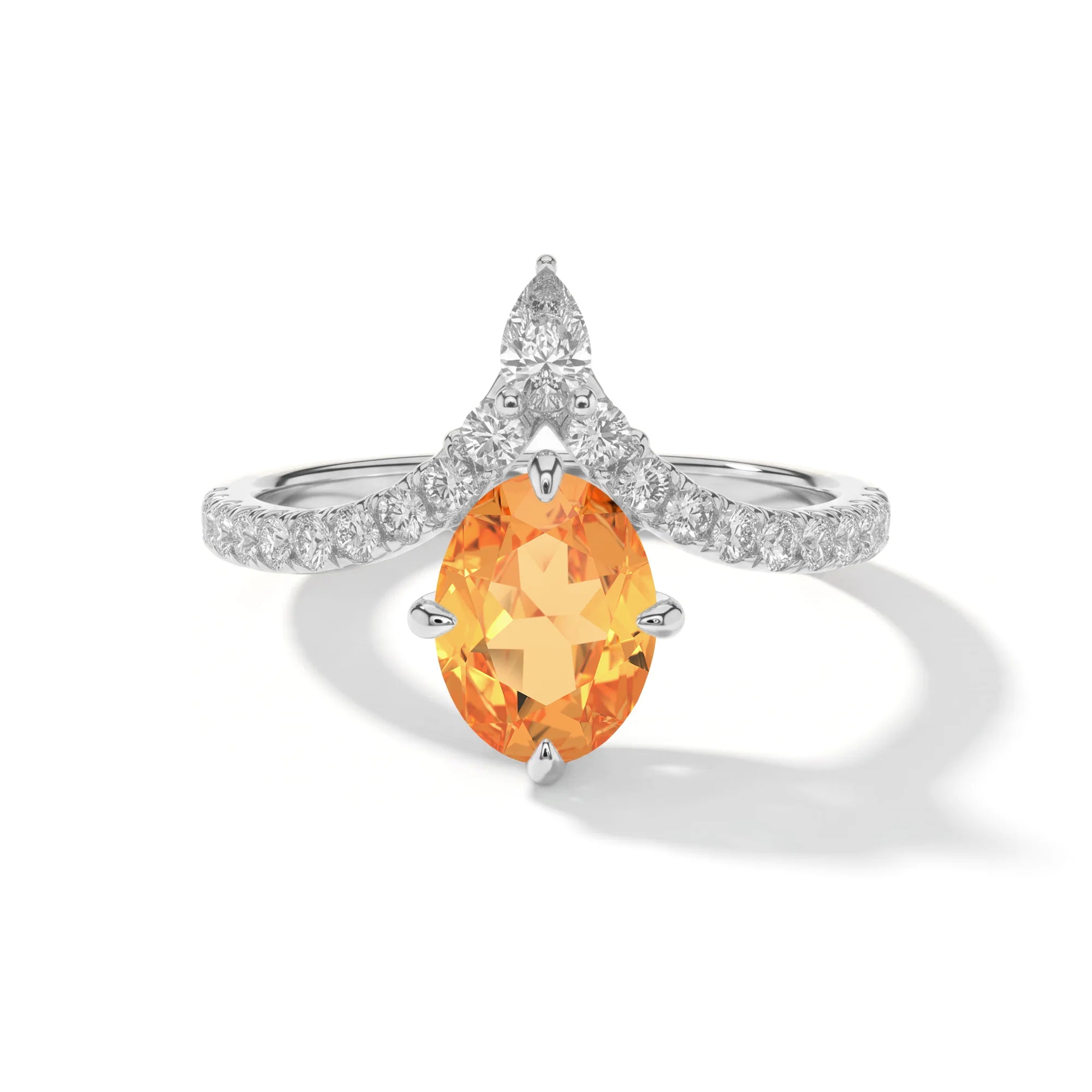 14K White Gold