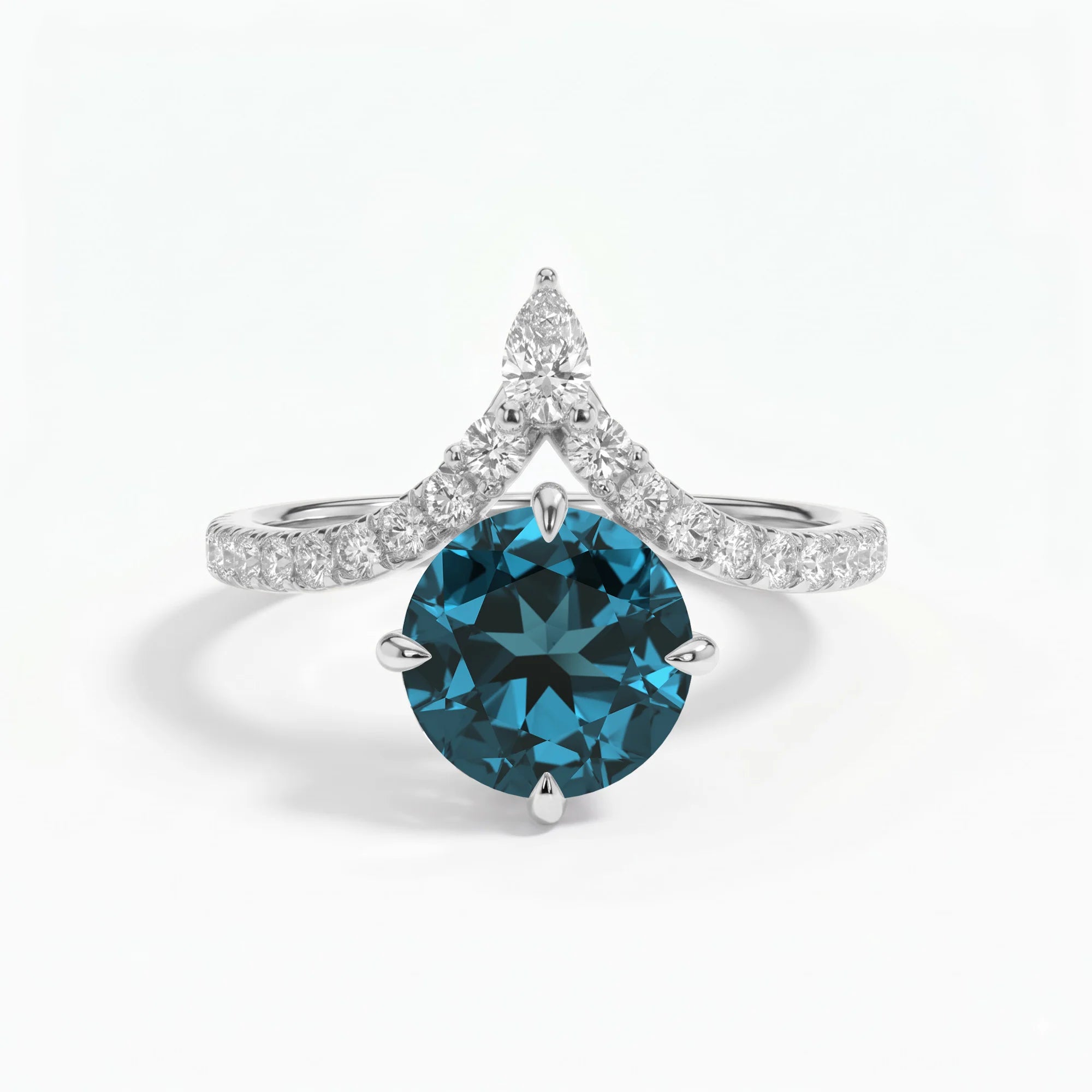 14K White Gold