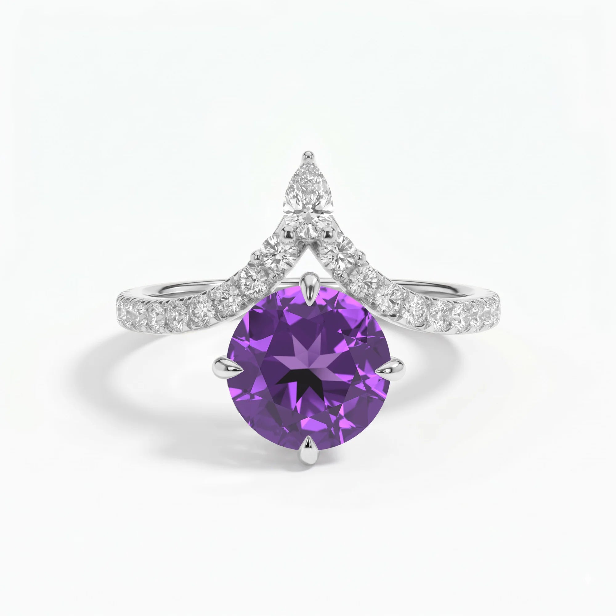 14K White Gold
