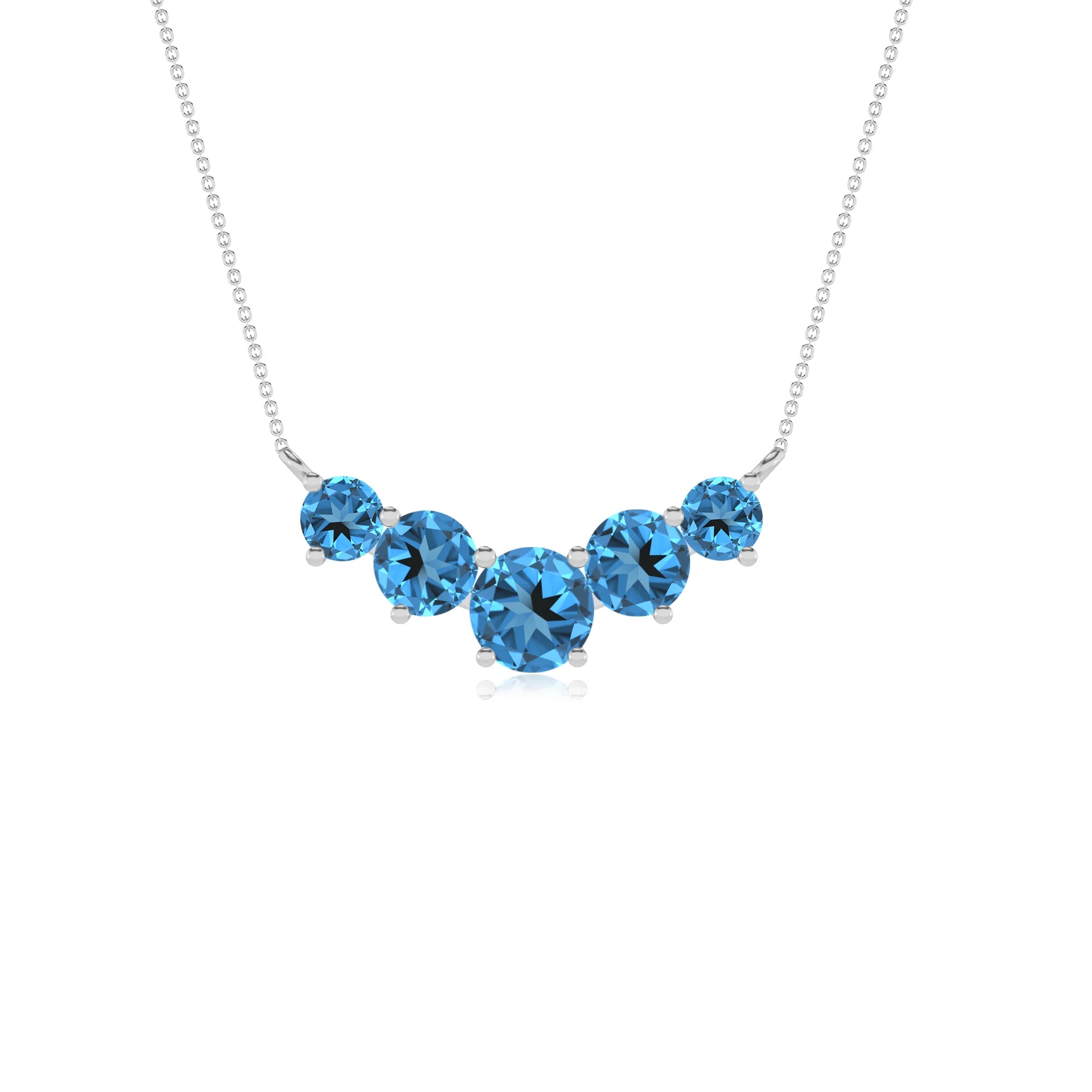 natural swiss-blue-topaz round bar necklaces in white gold 