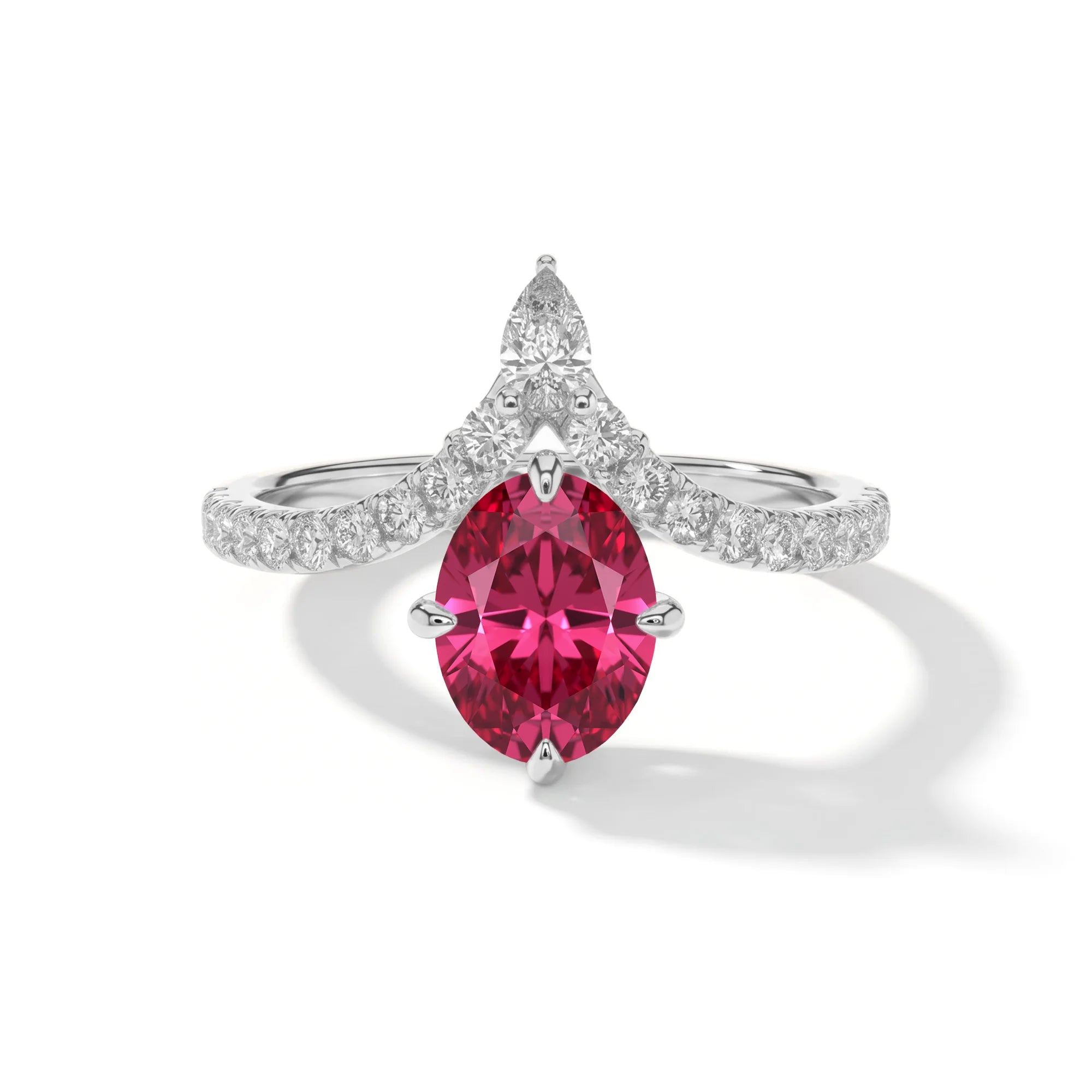 14K White Gold